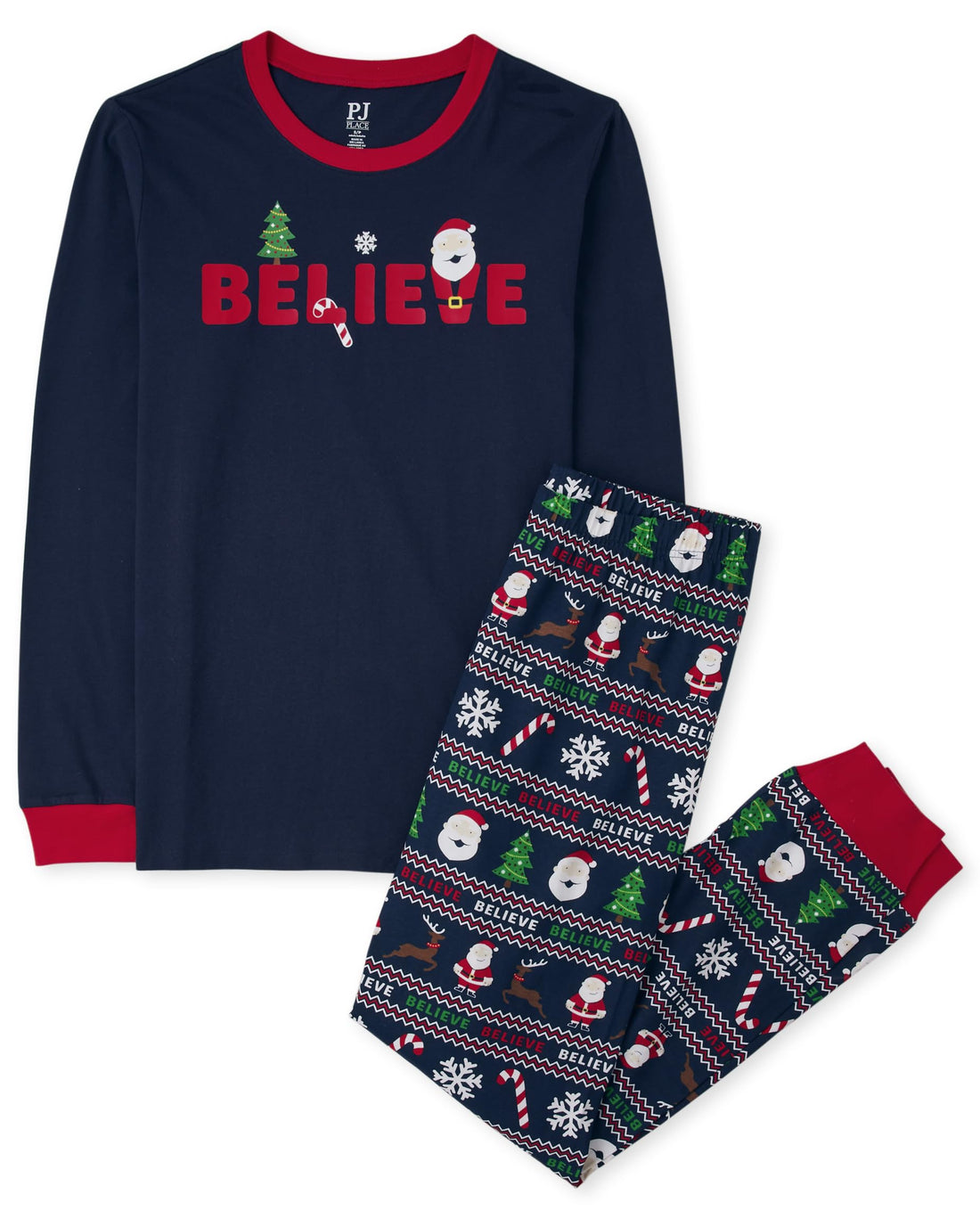 The Children's Place Kids' Family Matching, Festive Christmas Pajama Sets, Cotton WEBE CLOTHING