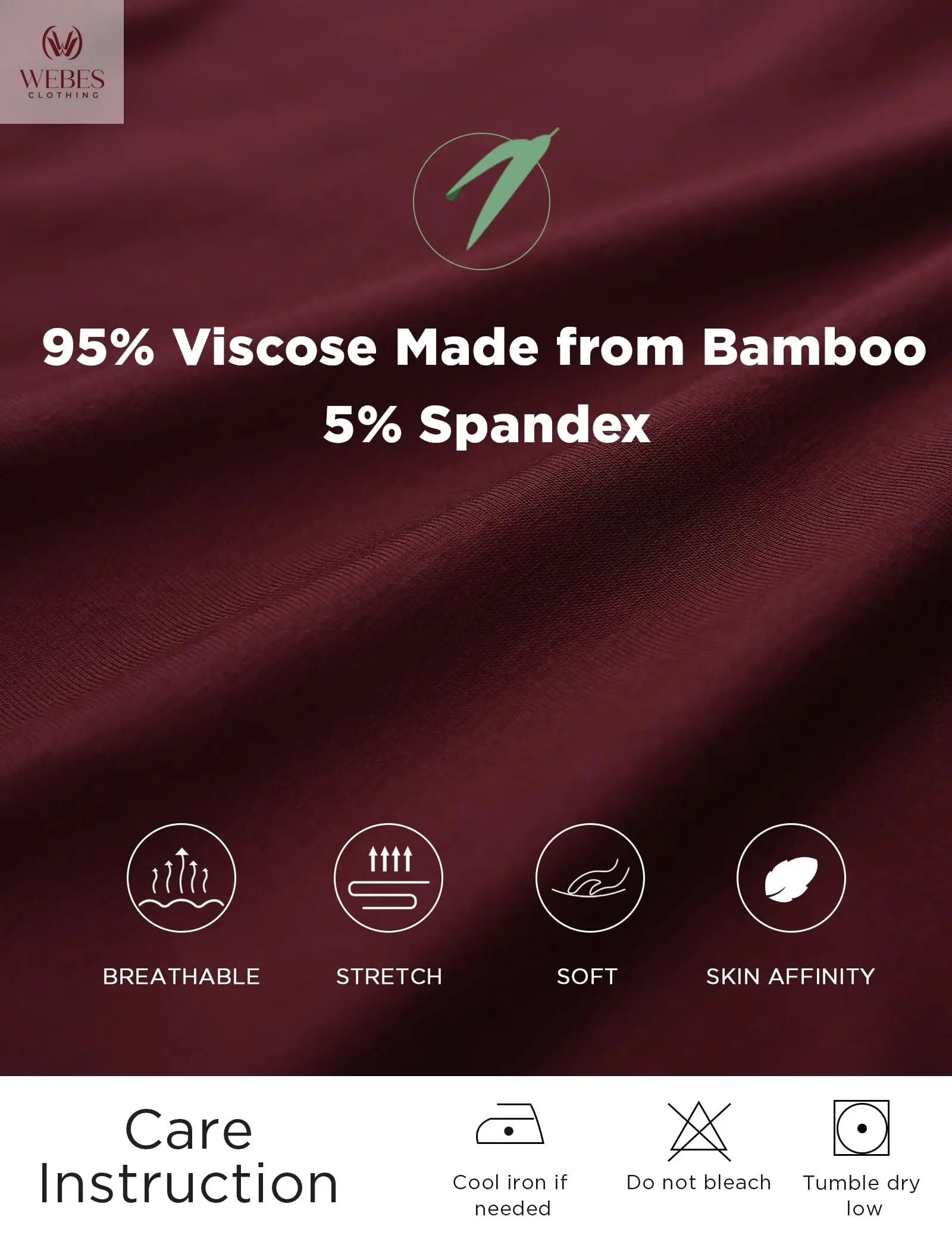 GYS Bamboo Viscose Pajamas Tops for Women, Cooling Basic T-Shirt, Soft Short Sleeve Sleep Shirts, Lightweight Pj Shirt
