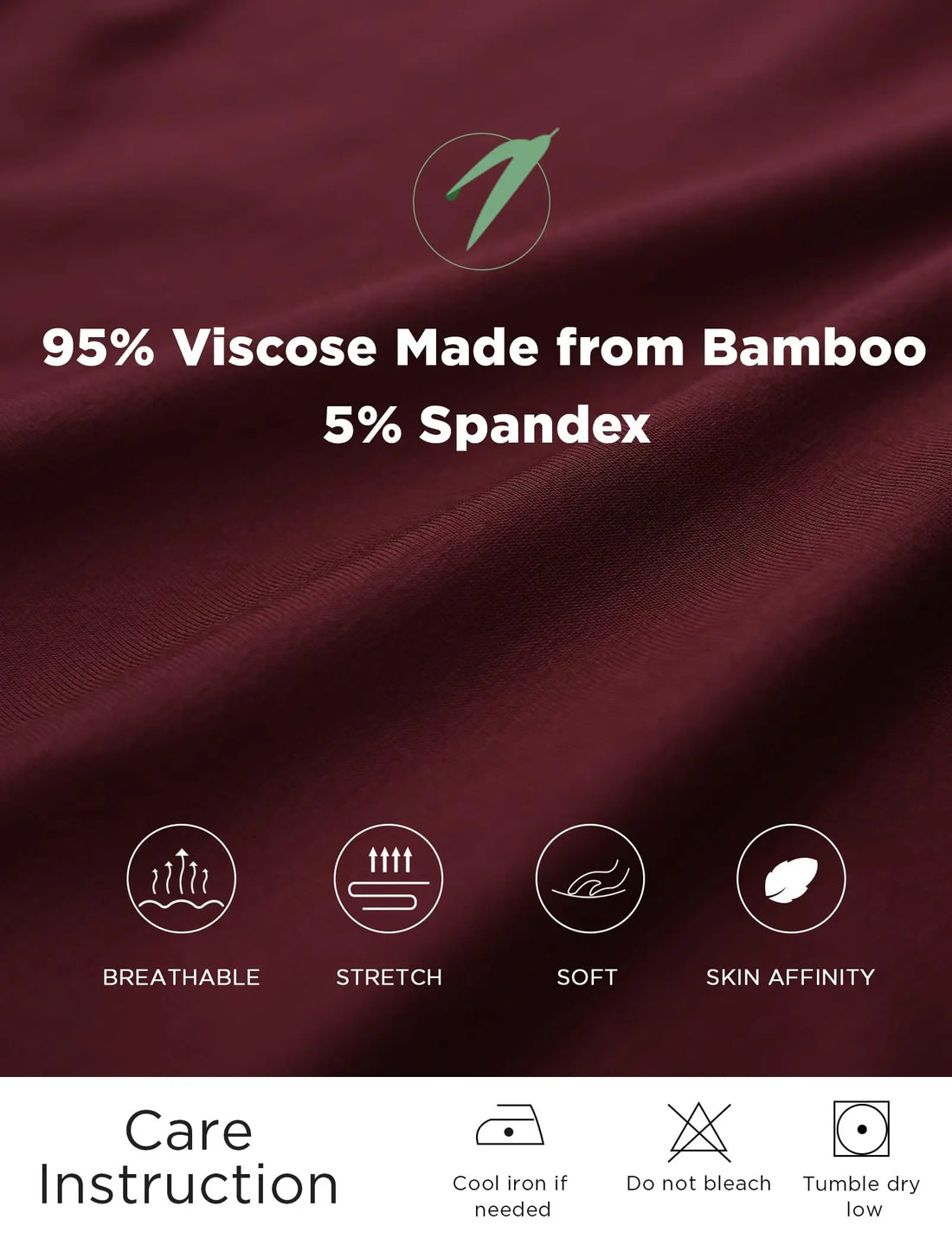 GYS Bamboo Viscose Pajamas Tops for Women, Cooling Basic T-Shirt, Soft Short Sleeve Sleep Shirts, Lightweight Pj Shirt