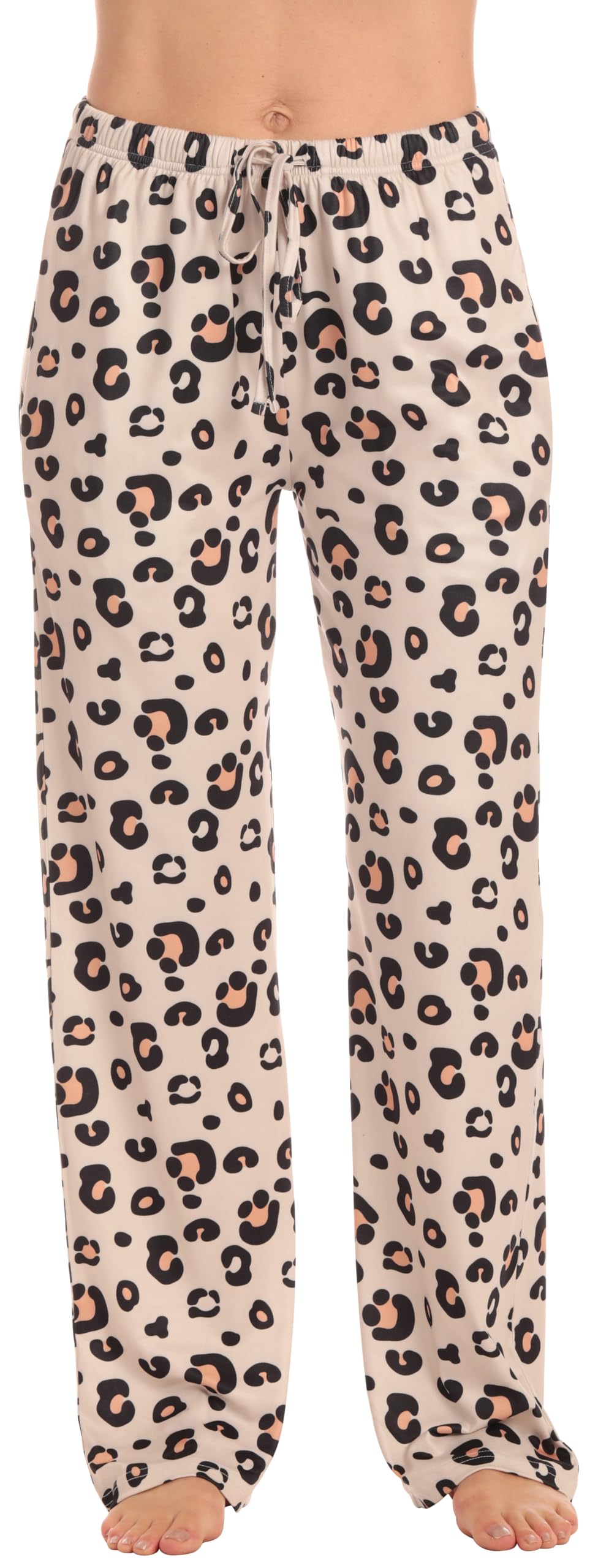 Just Love Women's Pajama Pants, Soft Stretch Jersey PJ Bottoms with Two Pockets, Elastic Waist and Drawstring