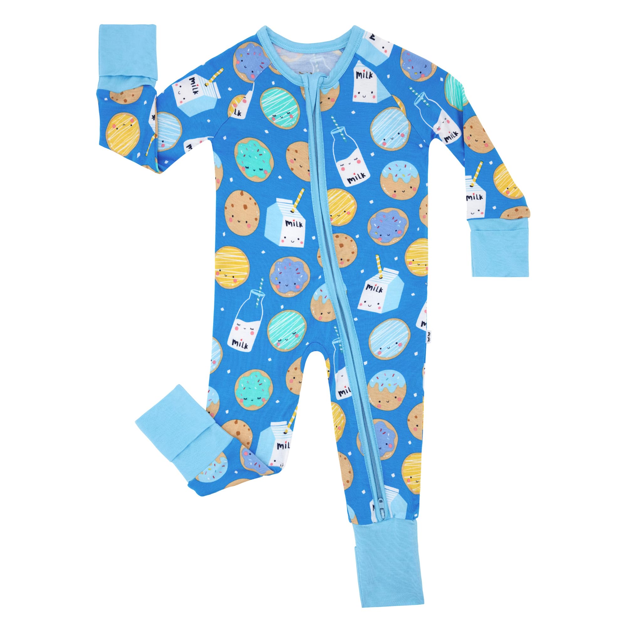 Little Sleepies Pajamas for Baby Boys & Girls, Viscose from Bamboo Baby Pajamas, Sleepers, 2-Way Zipper PJs