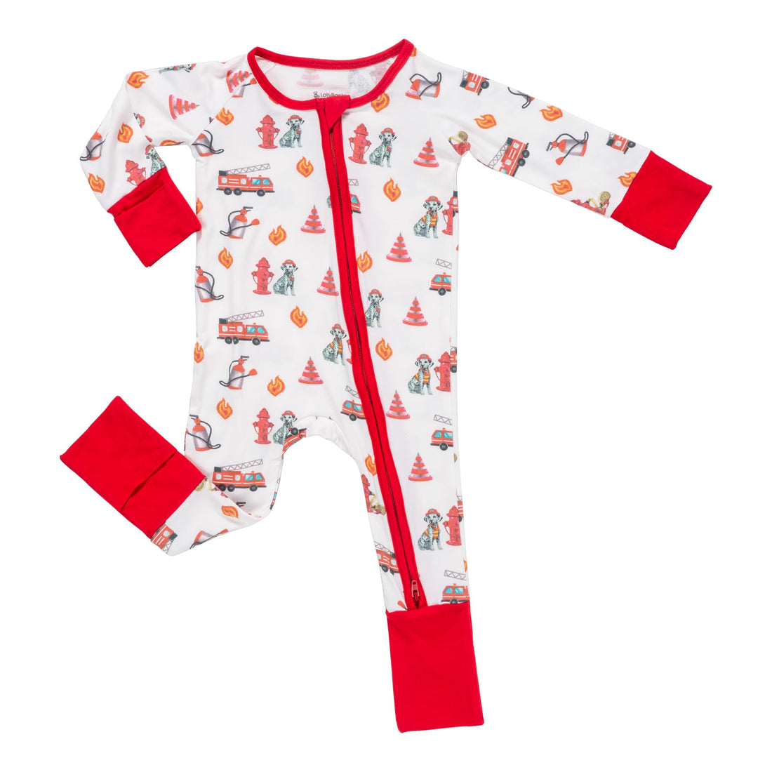 LollyBanks Baby Pajamas, Long Sleeve Baby Romper with 2-Way Zipper, 95% Viscose from Bamboo and 5% Spandex, Infant Sleepers