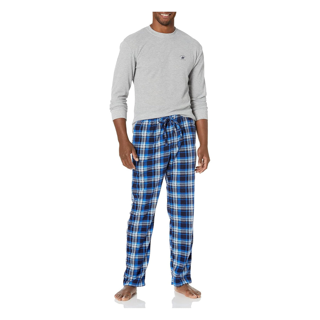 Beverly Hills Polo Club Men's Beverly Hills Polo Polar Fleece Set W/Ls Thermal Top WEBE CLOTHING