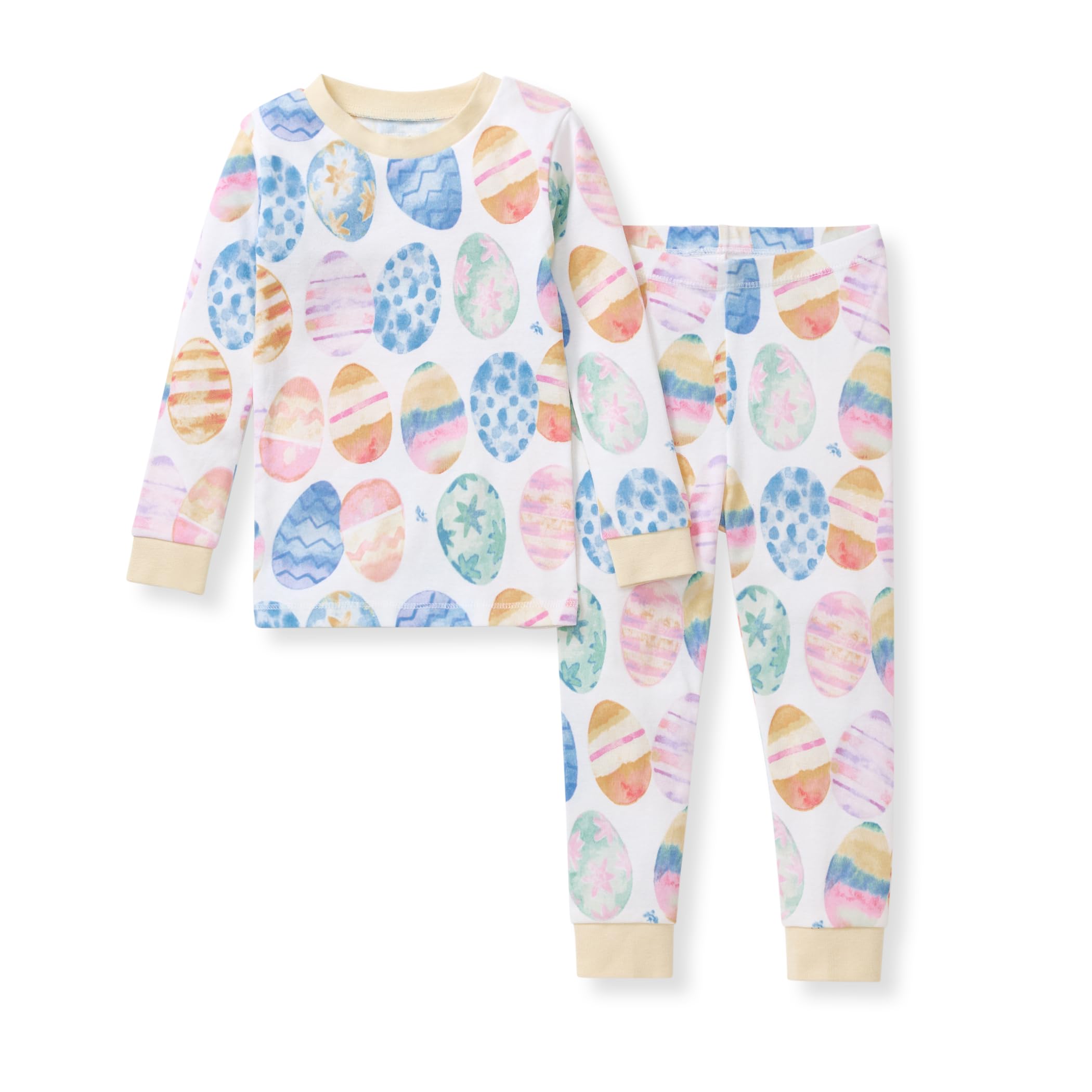 Burt's Bees Baby Organic Cotton Pajamas for Girls,100% Cotton Pajama Set