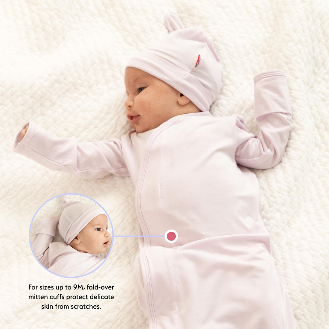 Magnetic Me Boys Modal Magnetic Baby Footie Pajamas | Silky Soft Modal Fabric | Baby Sleepers