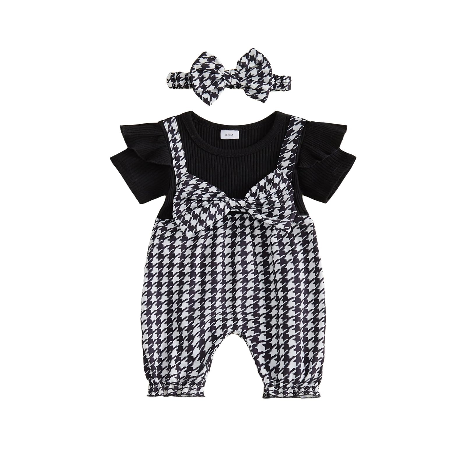 YINGISFITM Newborn Baby Girl Summer Clothes Short Sleeve Bubble Romper Bow Shorts Jumpsuit Infant Outfit 0 3 6 9 12 18 Months WEBE CLOTHING