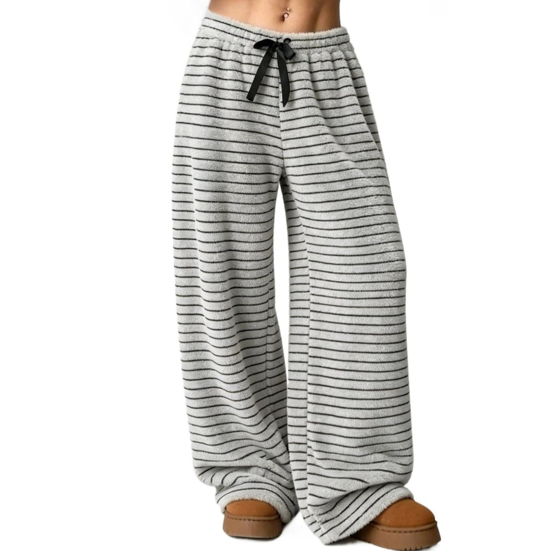 Leopard Pants Women Therian Fuzzy Pajama Pants Y2k Cheetah Pants Grunge High Waisted Fluffy Pants