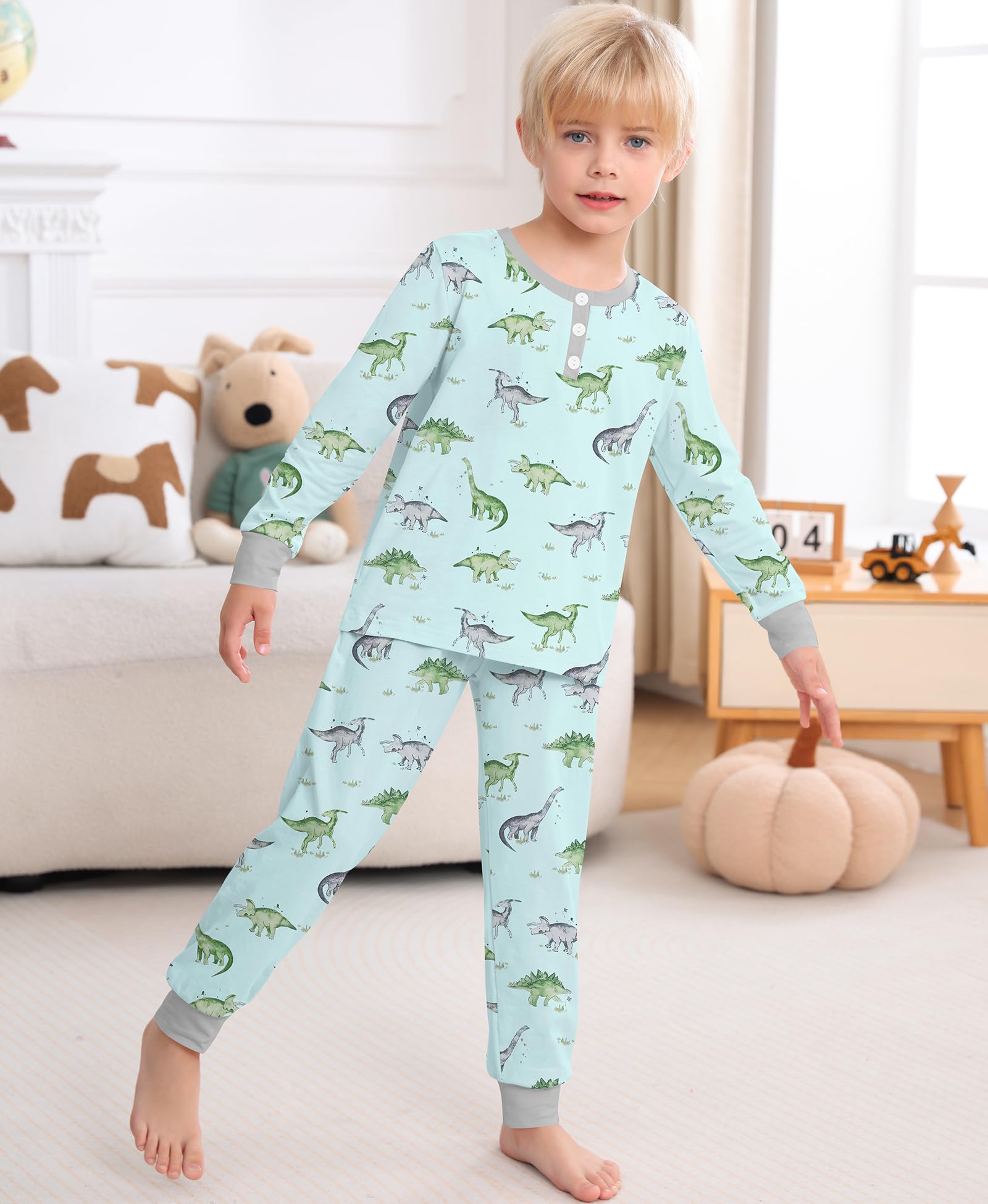 SWOMOG Girls Pajama Set Short Sleeve Tops & Ruffled Shorts with Pocket 2 Piece Summer Pajamas for Kids Size 6-15