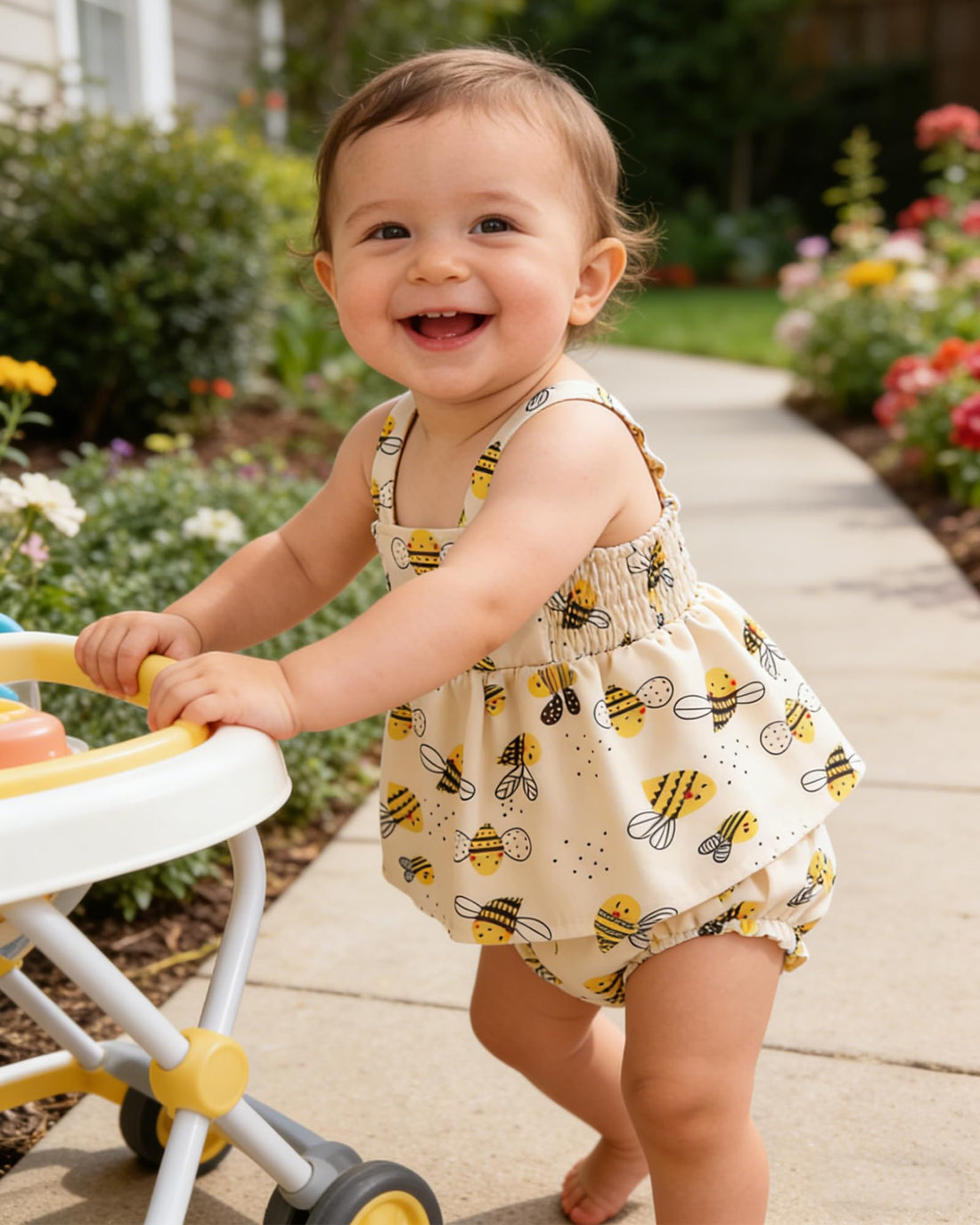 Newborn Baby Girl Clothes Summer Outfits Infant Ruffle Sleeveless Cute Bow Tank Tops 3 6 12 18 Months WEBE CLOTHING