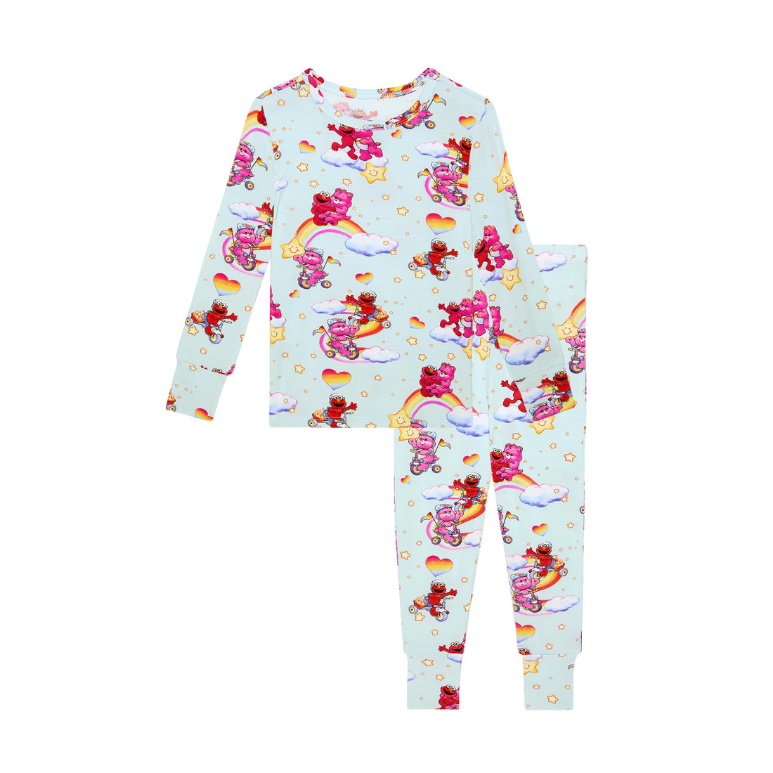 Posh Peanut Girls Pajamas - Soft, Viscose from Bamboo PJs for Kids - Matching, Long Sleeve Toddler Pajamas for Girls WEBE CLOTHING