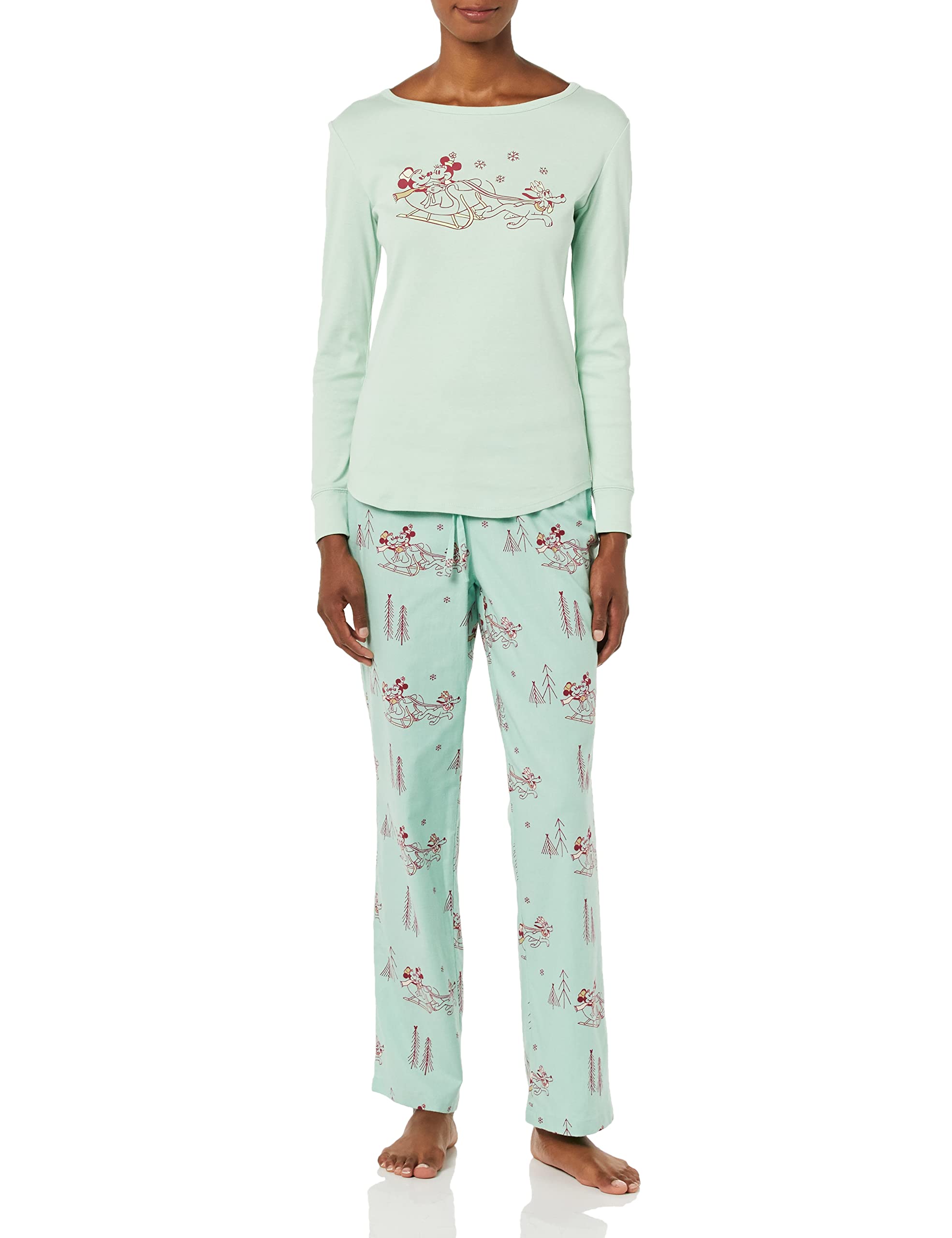 Amazon Essentials Disney | Marvel | Star Wars Women's Flannel Pajama Sleep Sets WEBE CLOTHING