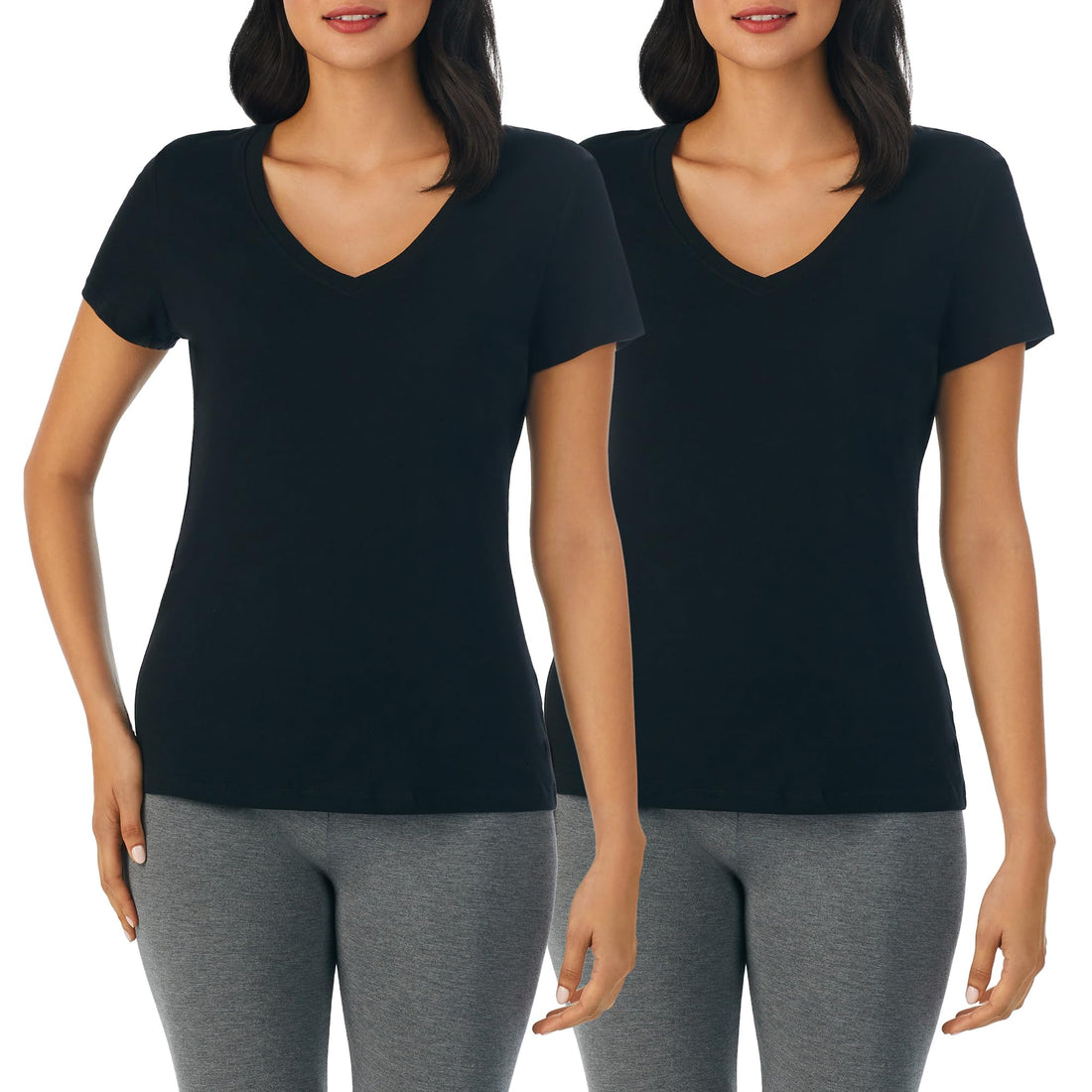 Nautica Womens Sleep Shirt - Lightweight, Breathable Pajama Top - Cotton Knit Jersey V-Neck Sleepwear and Loungewear WEBE CLOTHING