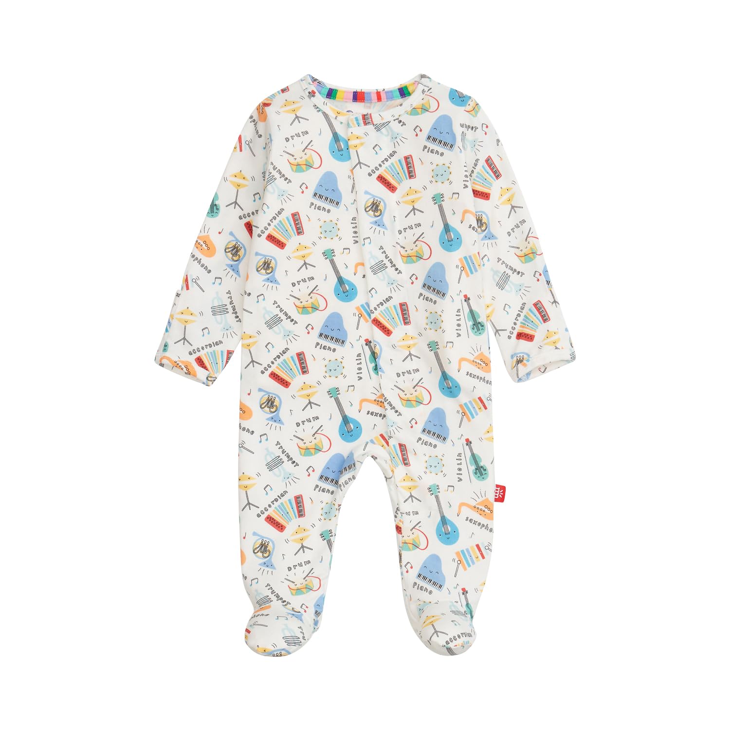 Magnetic Me Girls Modal Magnetic Baby Footie Pajamas | Silky Soft Modal Fabric | Baby Sleepers Available Sizes PRE - 24M WEBE CLOTHING