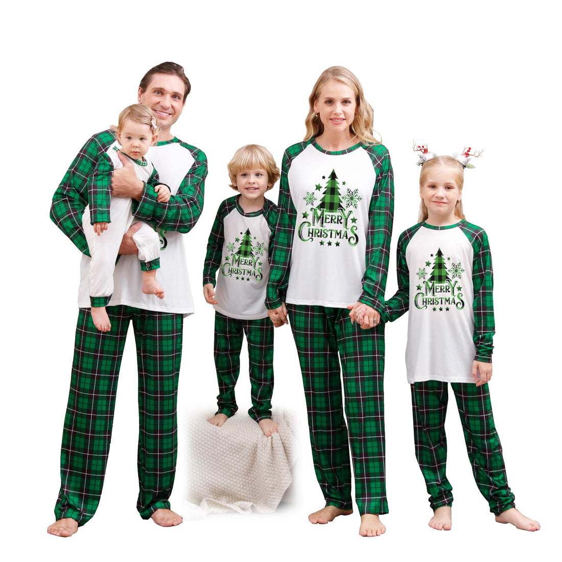 WephuPSho Christmas Family Matching Pajamas, Festive Xmas Jammies Sets for the Whole Family, Holiday Pjs Christmas