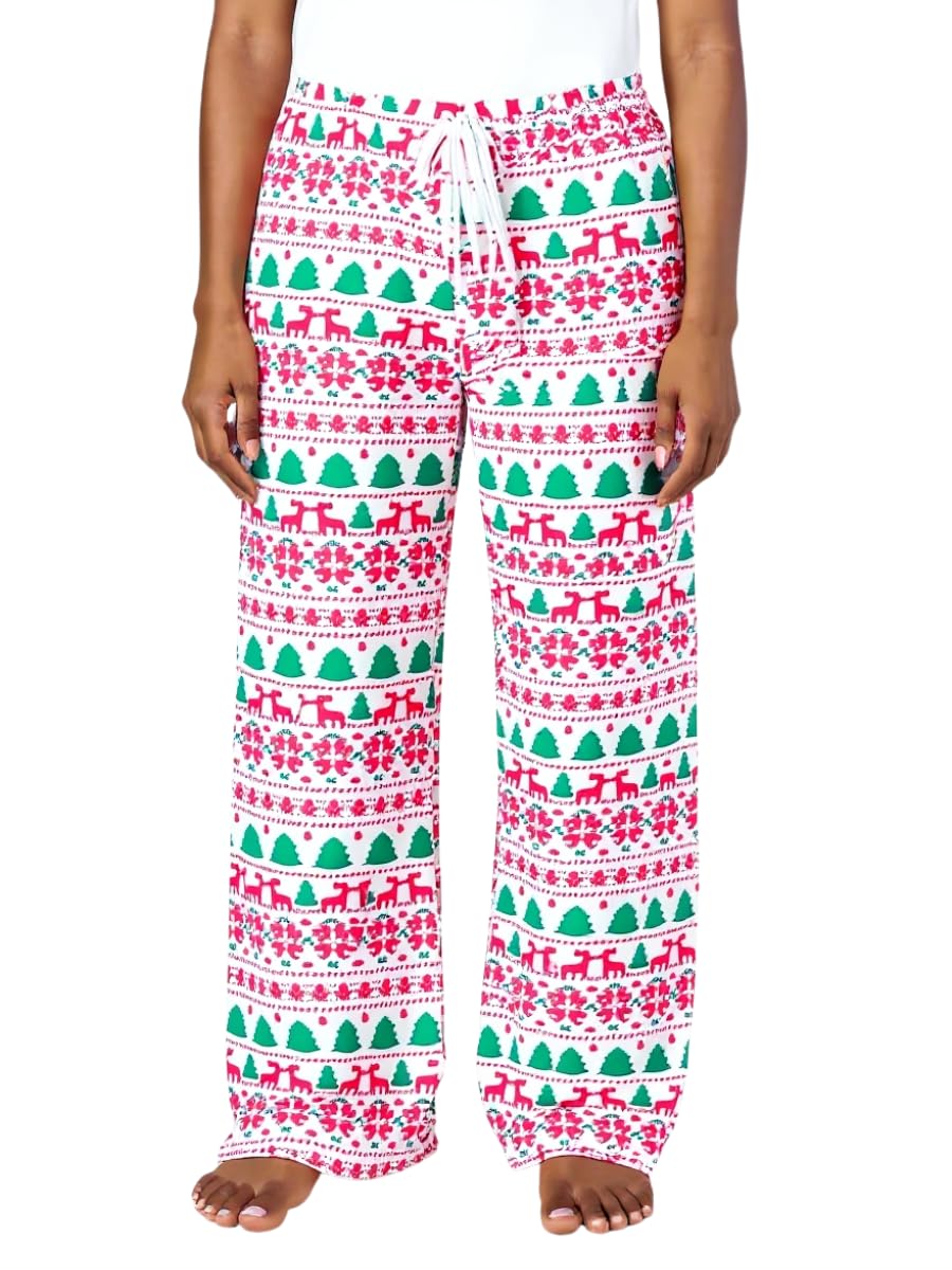 Unisex Adults Holiday Themed Pajama Pants WEBE CLOTHING
