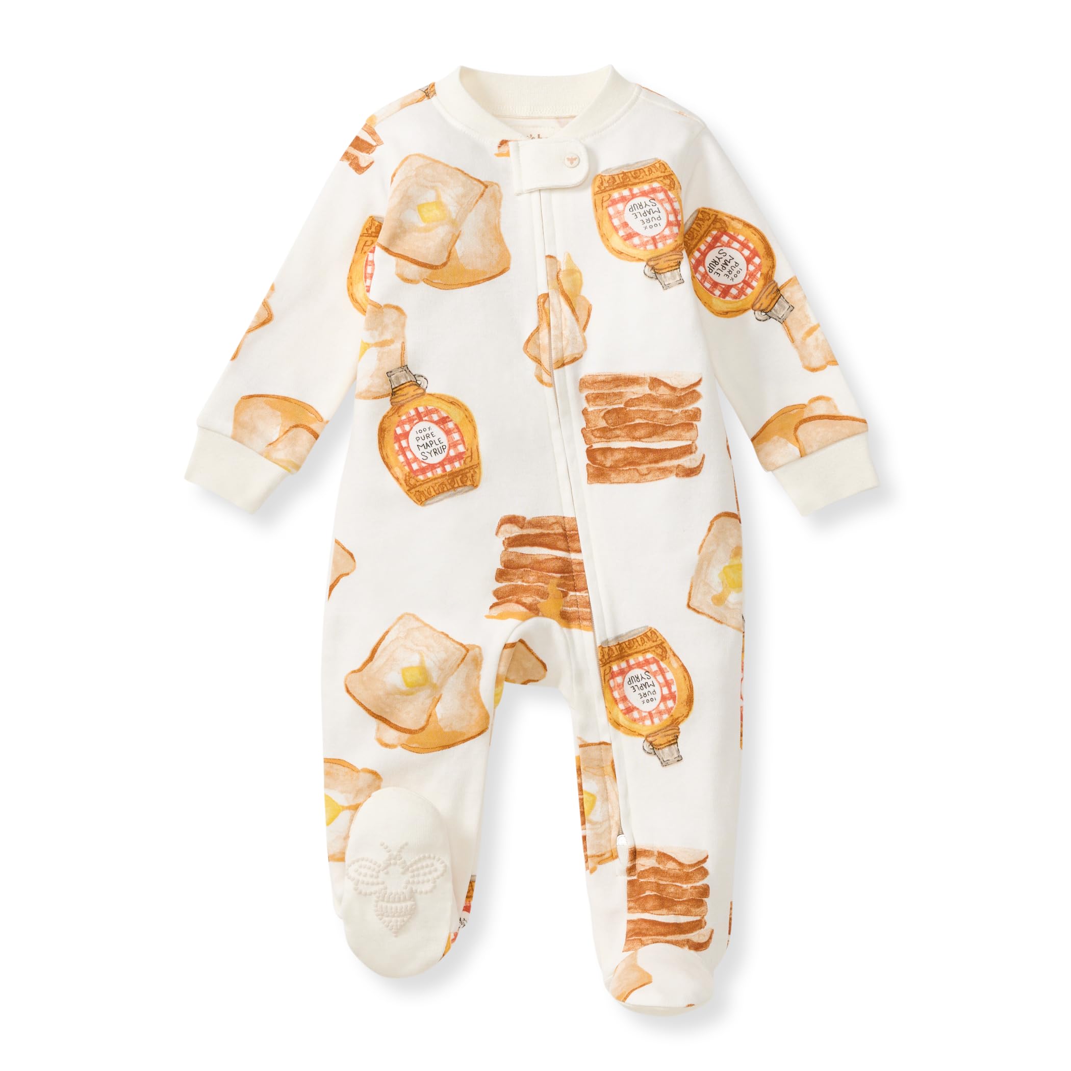 Burt's Bees Baby Organic Cotton Sleep and Play Footed Pajamas for Boys