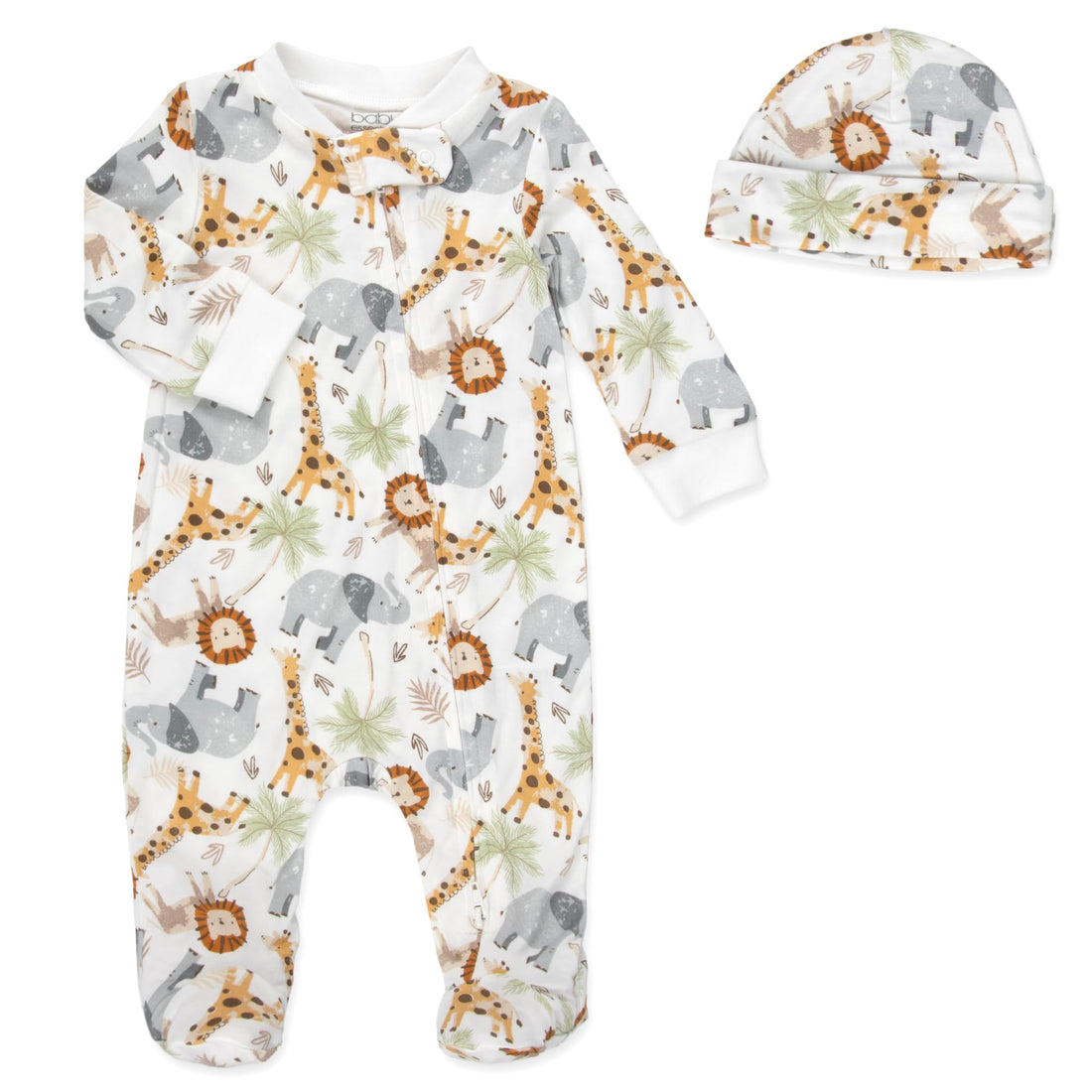 Newborn Baby 4 Piece Coming Home Outfit Gift Set – Footie Sleeper, Blanket, Headband & Ornament for Boys & Girls