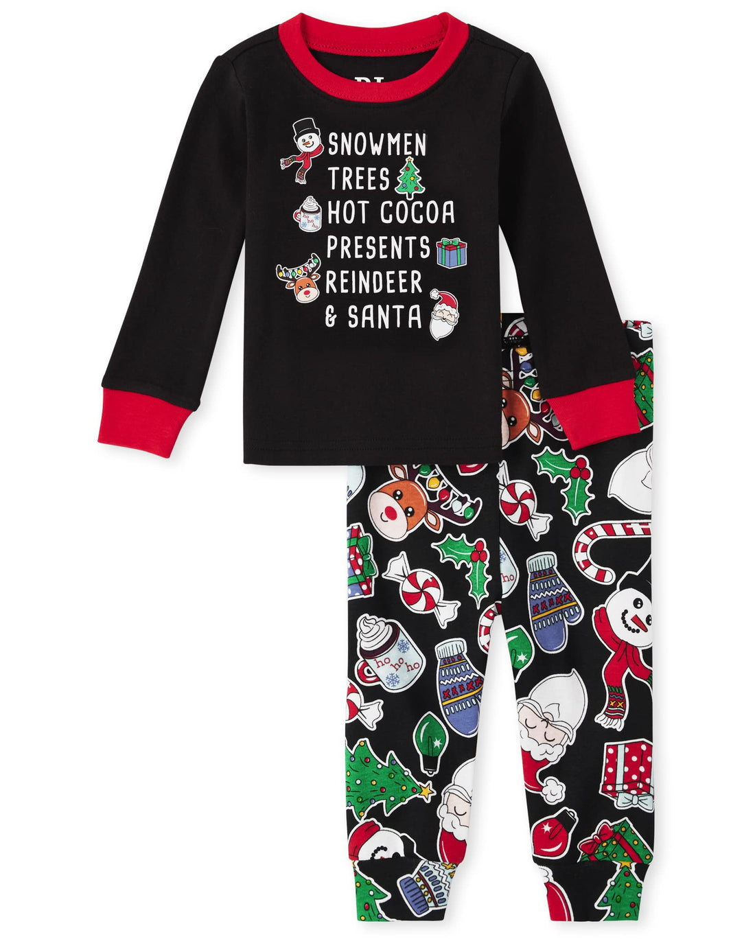 The Children's Place Kids' Family Matching, Festive Christmas Pajama Sets, Cotton WEBE CLOTHING