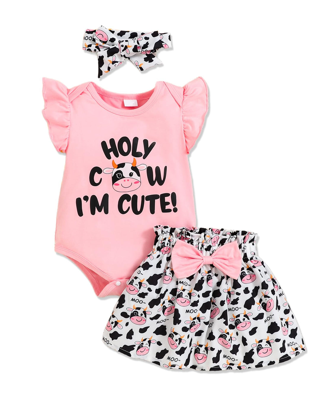 Newborn Infant Clothes Baby Girl Dress Summer Toddler Outfit Cute Girl Romper Skirt Set+Headband WEBE CLOTHING