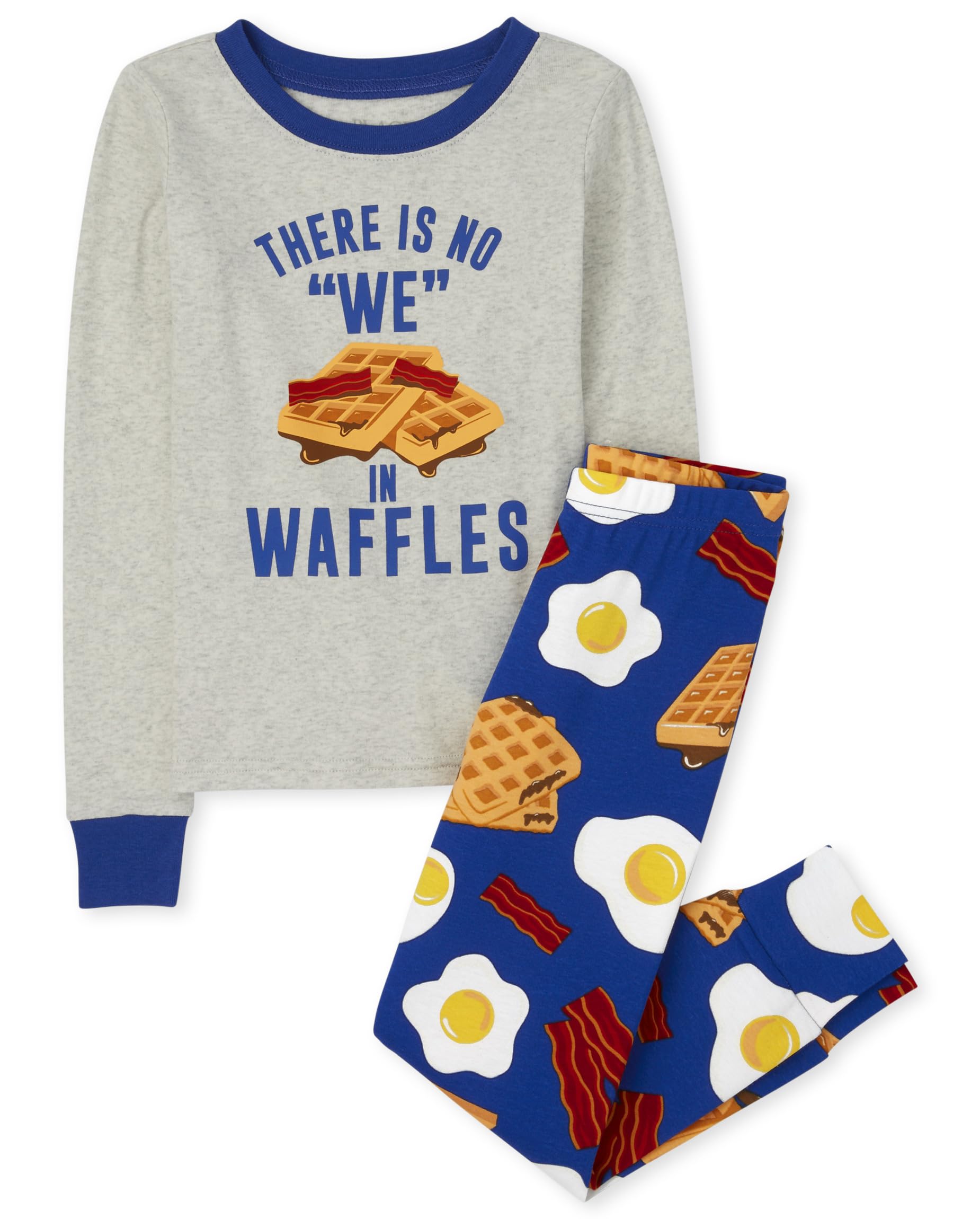 The Children's Place boys 100% Cotton Long Sleeve Top and Pants,2 Piece Pajama Set