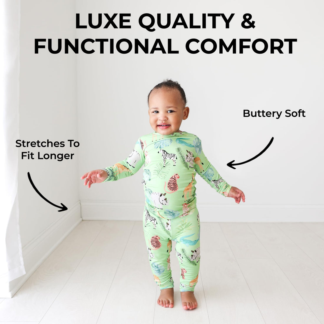 Posh Peanut Boys Pajamas - PJs for Kids Made of Soft Viscose from Bamboo, Long Sleeve Toddler PJs & Matching Boys Pajama Sets WEBE CLOTHING