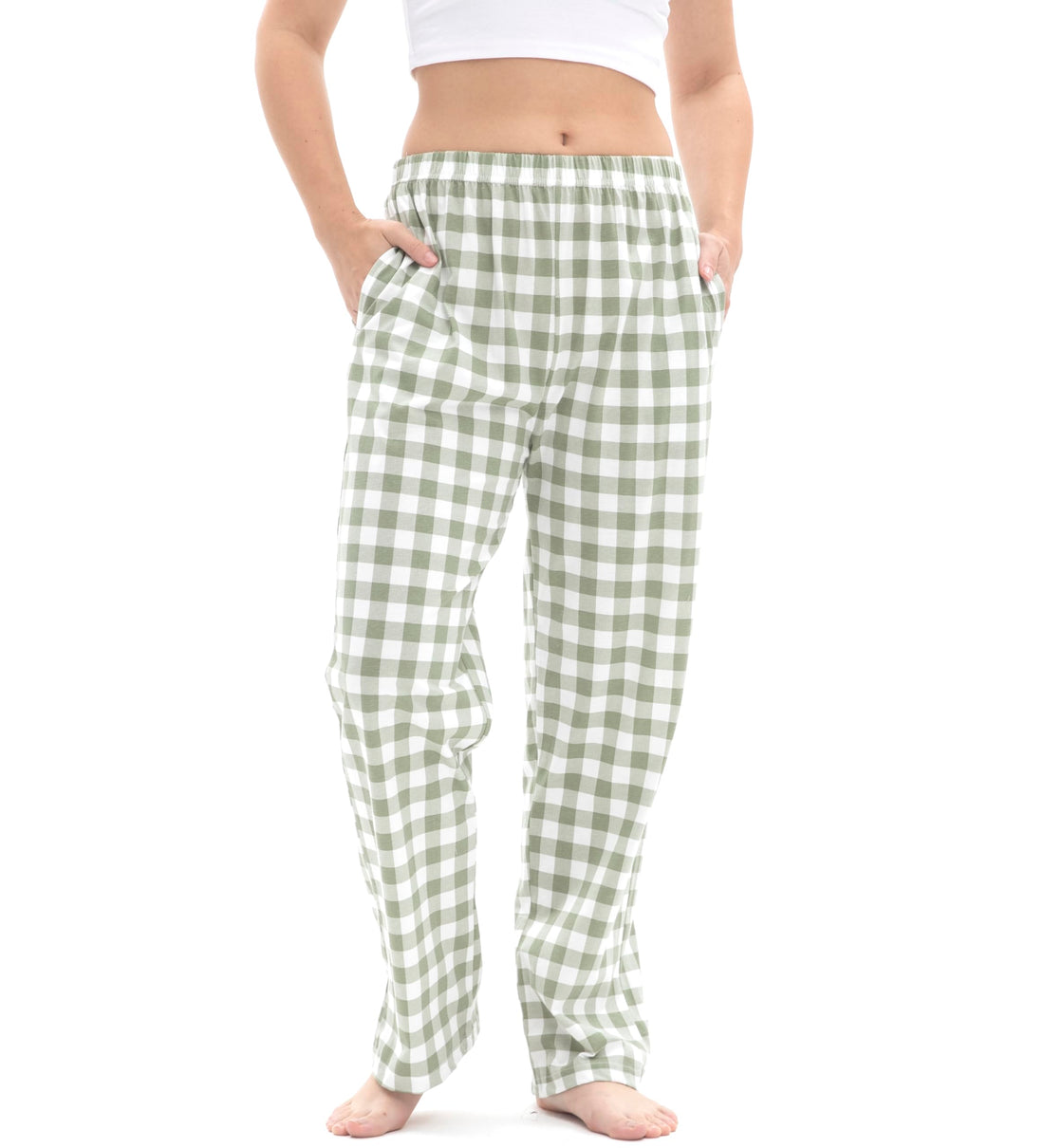 SAMGU Women's Pajama Pants, Soft Cotton Sleep Lounge Pants, Comfy Homewear pjs, Elatic Waist Pajama Bottom Pants for Women