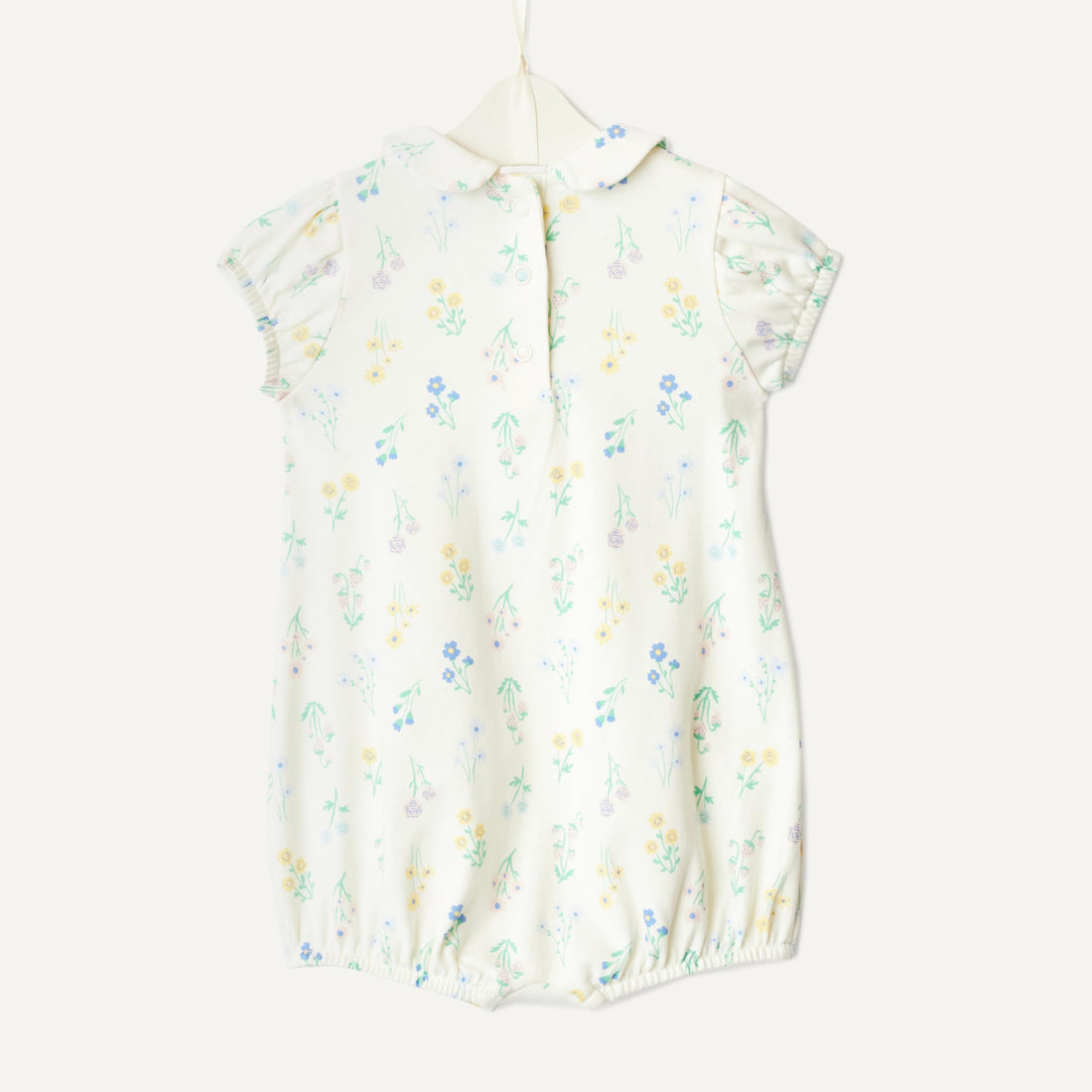 Amazon Essentials x Sofia Grainge Baby Girls' Cotton Short Sleeve Romper with Peter Pan Collar WEBE CLOTHING