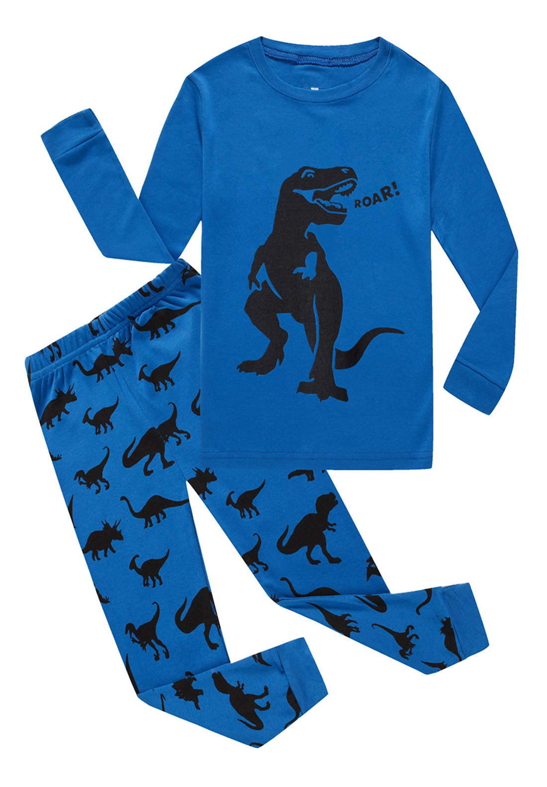 Family Feeling Kids & Toddler Boys Pajamas 2 Piece Pjs Set 100% Cotton Sleepwear