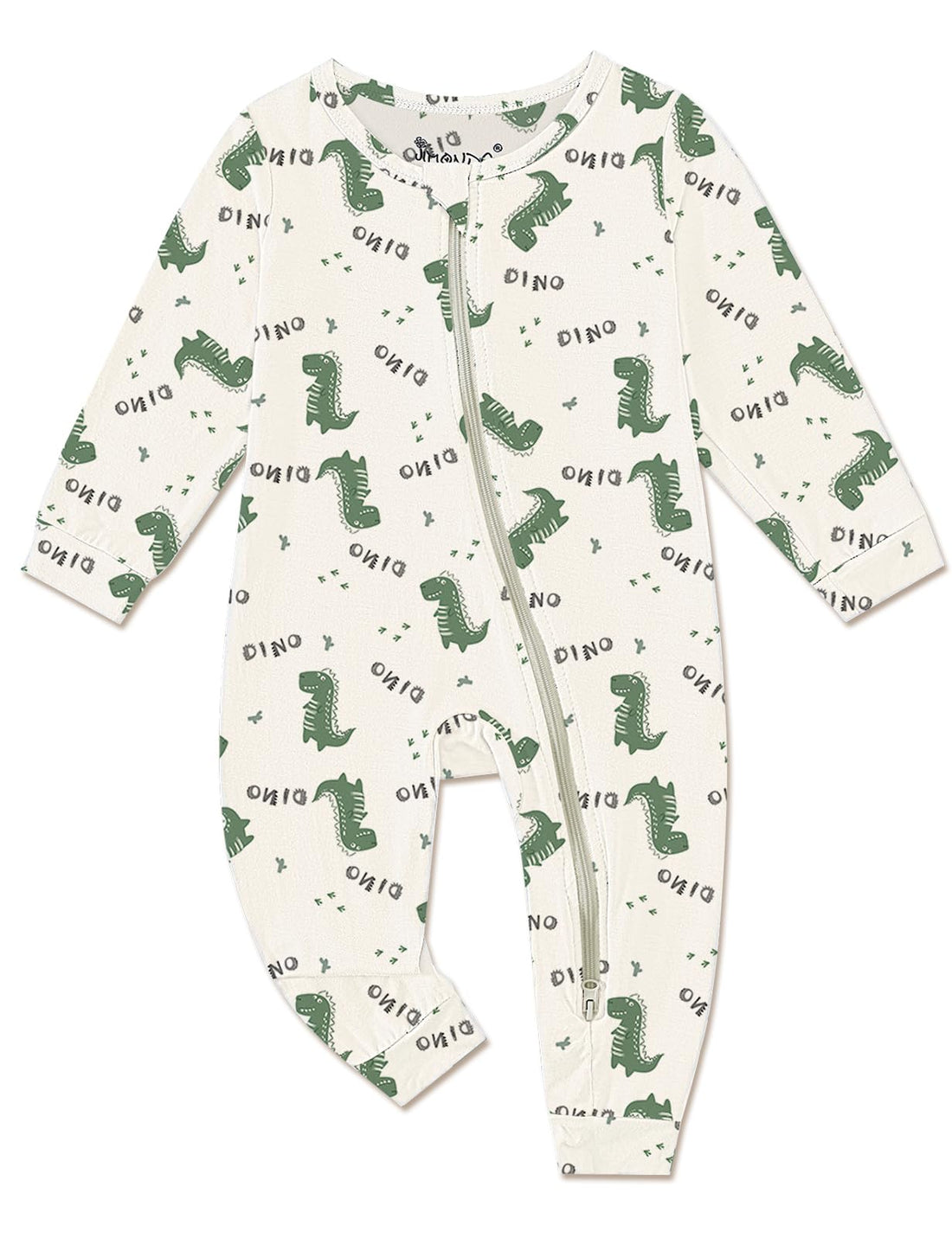 Jimonda Baby Girls Boys Footless Pajamas,Rayon From Bamboo Pjs 2 Way Zipper Long Sleeve Soft Sleeper,Infant Tie-dye Romper