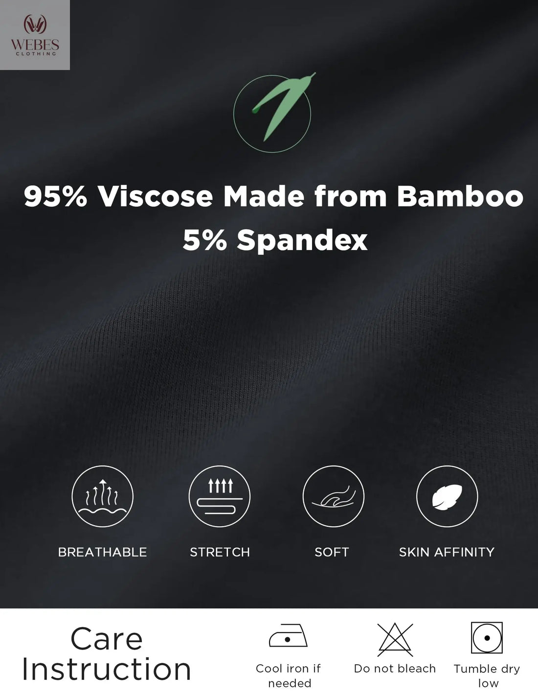 GYS Bamboo Viscose Pajamas Tops for Women, Cooling Basic T-Shirt, Soft Short Sleeve Sleep Shirts, Lightweight Pj Shirt