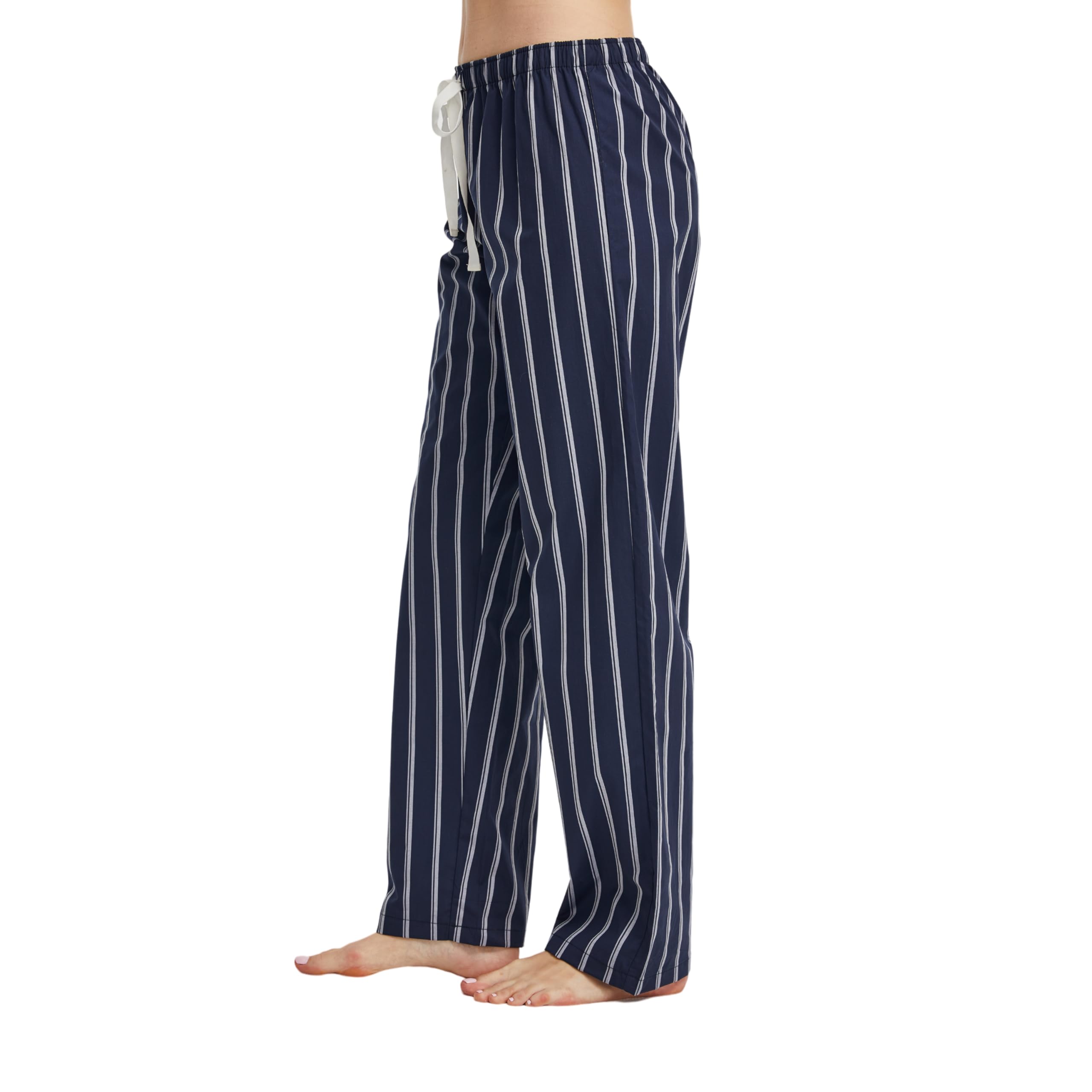 CYZ Women's 100% Cotton Woven Poplin Sleep Pajama Pants
