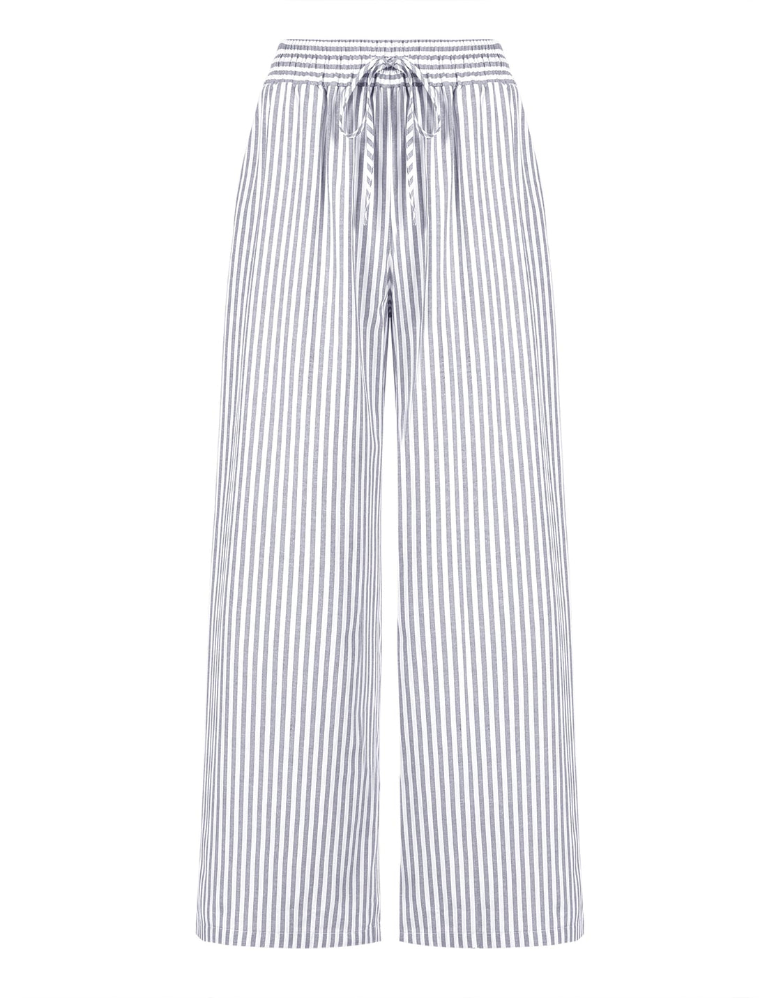 LOMON Striped Gingham Pants Women 2026 Spring Summer Pajamas Wide Leg Pj Lounge Boxer Bottoms Y2k Trousers with Pocket