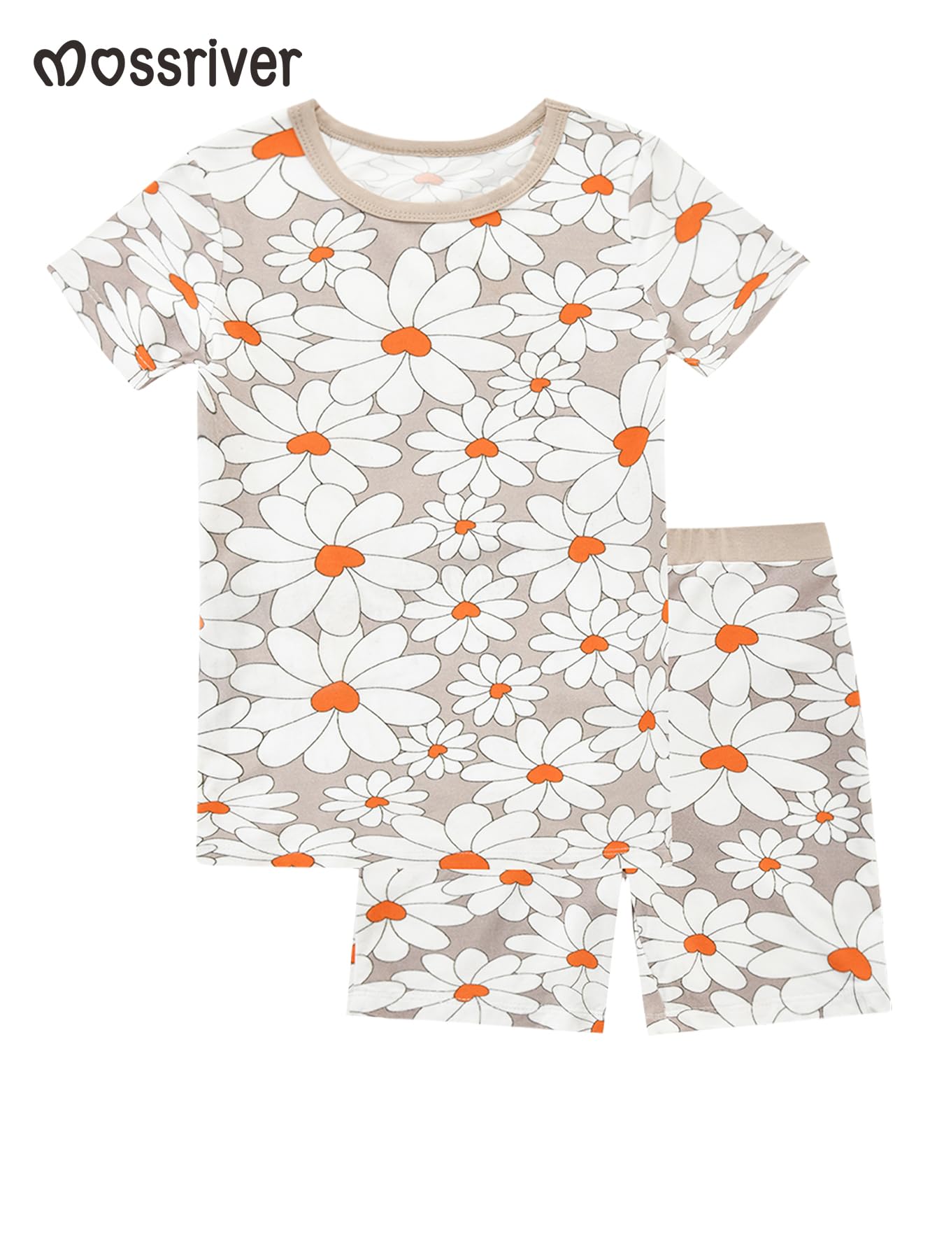 MOSSRIVER Family Pajamas Matching Sets Long Sleeve Henley Shirts Button Down Graphic Tops Cute Pjs Pants Sets Holiday Outfits