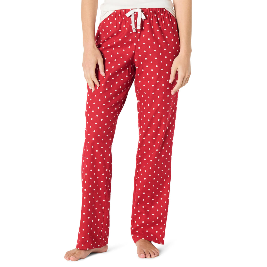 Amazon Essentials Women's Relaxed-Fit Brushed Flannel Pajama Sleep Pant with Drawstring