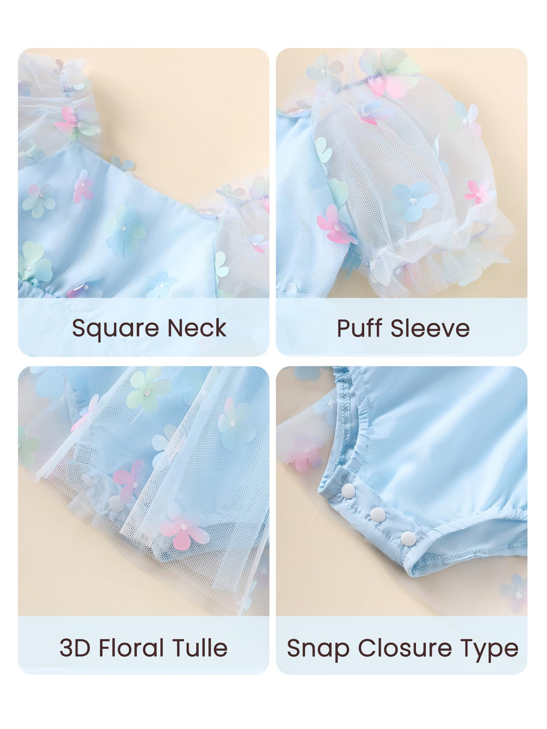 Baby Girl Summer Clothes Outfits Flutter Sleeve Denim Heart Romper One Piece Jumpsuit Bodysuit WEBE CLOTHING