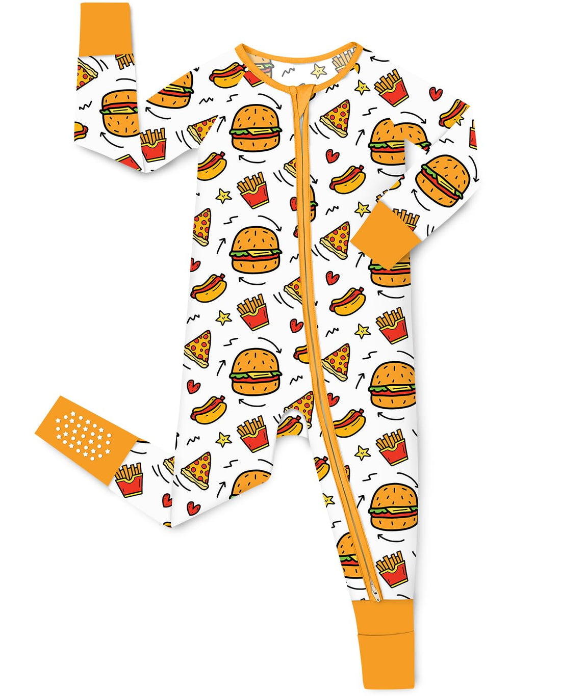 babee Reshinee Bamboo Viscose Baby Convertible Footie Pajama, Sleep & Play Footed Zipper Pajamas for Baby Boys & Girls