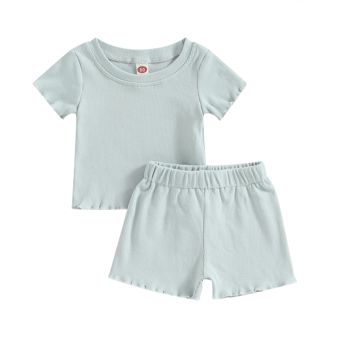 Kupretty Toddler Baby Girl Clothes Cute Comfy Summer Outfits Set Ruffled Shirts + Shorts 12 18 24 Months 2T 3T WEBE CLOTHING