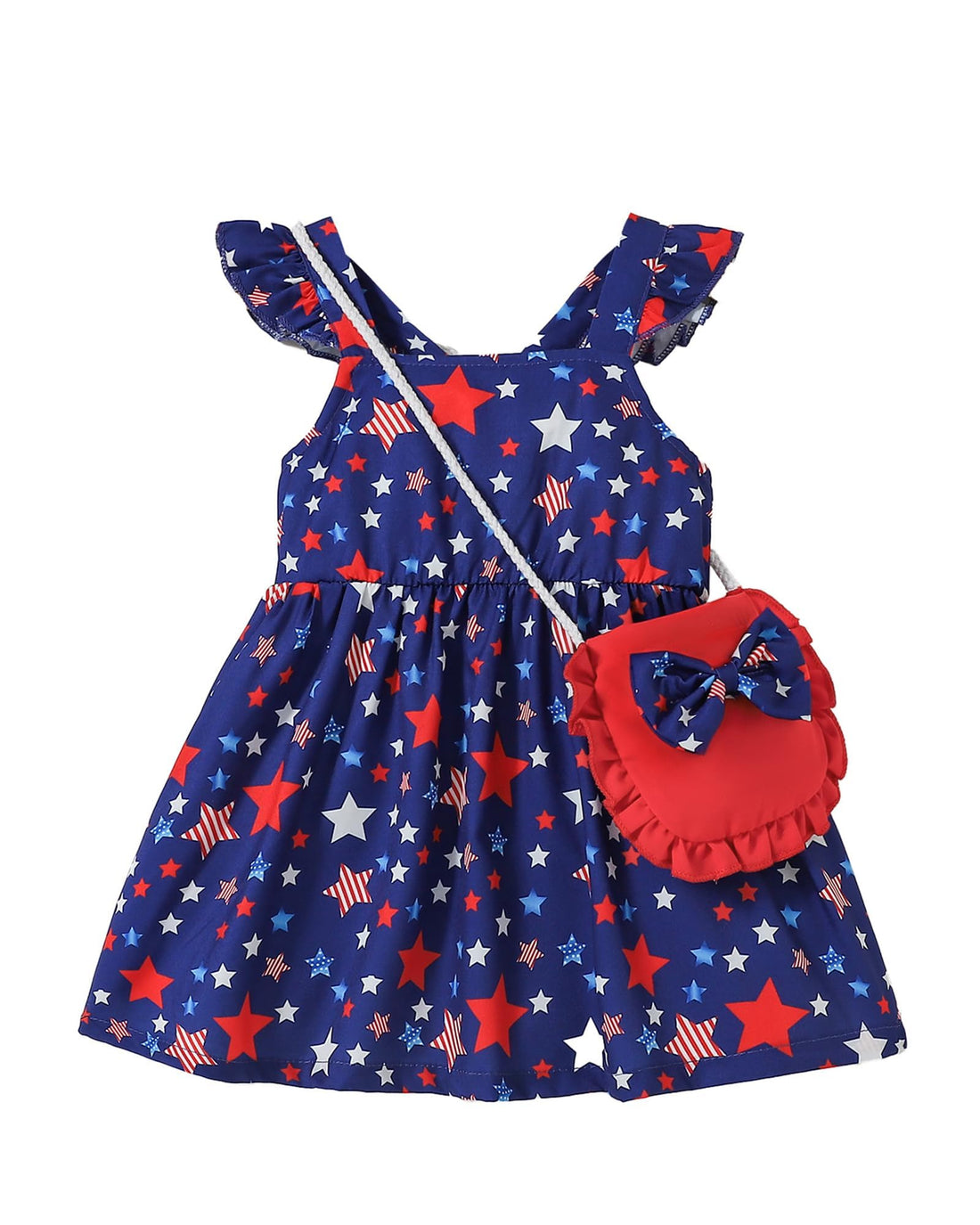 Mioglrie Baby Girl Clothes Newborn Dress Summer Toddler Girls' Clothing Casual Sundress with Cute Bag Infant Outfits WEBE CLOTHING