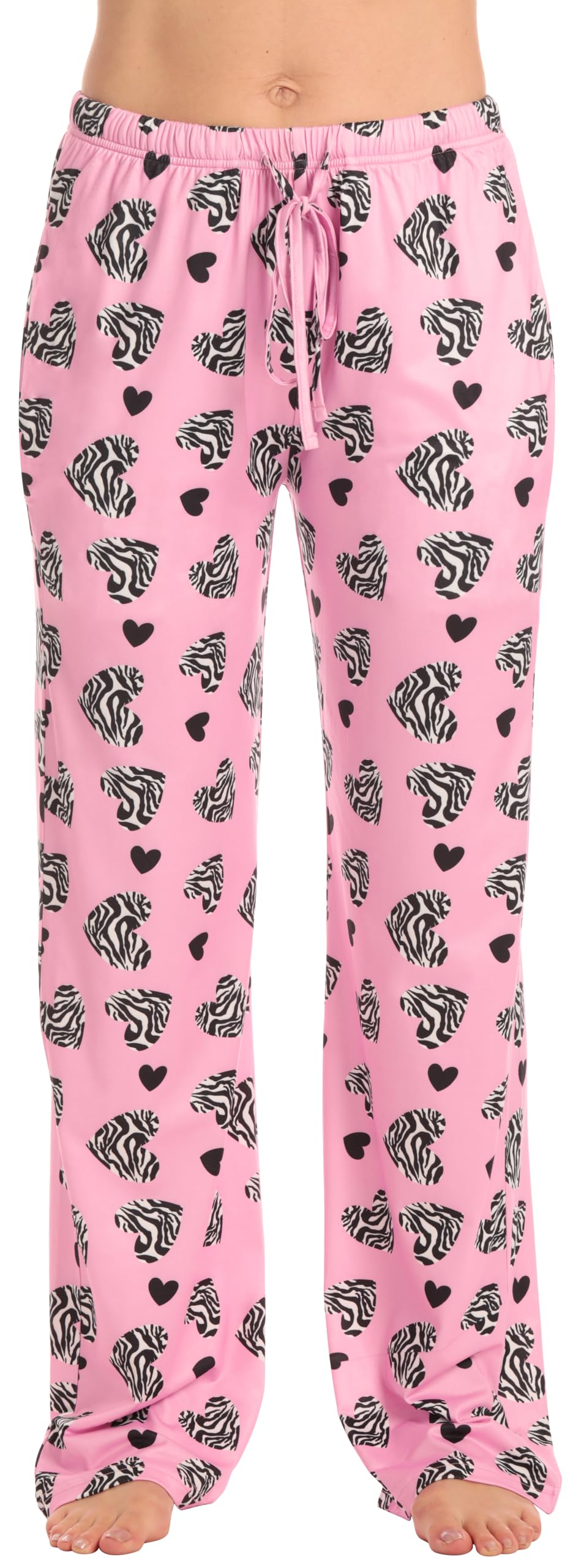 Just Love Women's Pajama Pants, Soft Stretch Jersey PJ Bottoms with Two Pockets, Elastic Waist and Drawstring