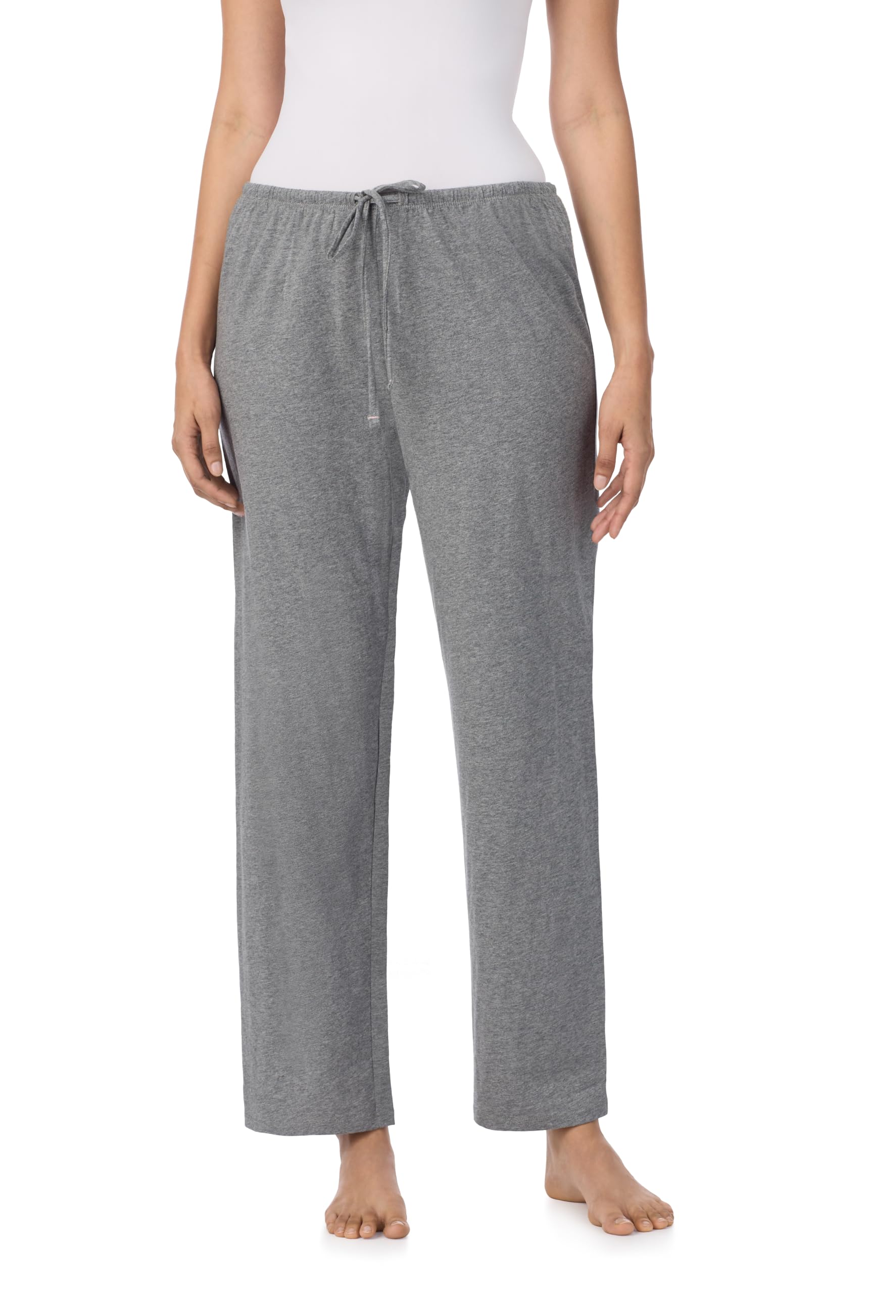 Nautica Womens Pajama Pants - Lightweight Wide Leg Lounge Pants - Cotton Knit Jersey - Sleepwear Loungewear PJs for Women