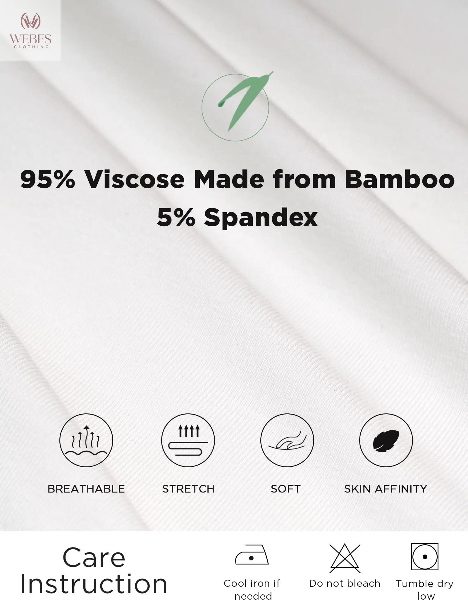 GYS Bamboo Viscose Pajamas Tops for Women, Cooling Basic T-Shirt, Soft Short Sleeve Sleep Shirts, Lightweight Pj Shirt
