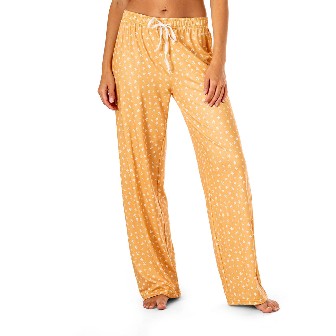 Hello Mello Signature Lounge Pants Womens Soft Pajama Bottoms Elastic Waistband Drawstring Tie