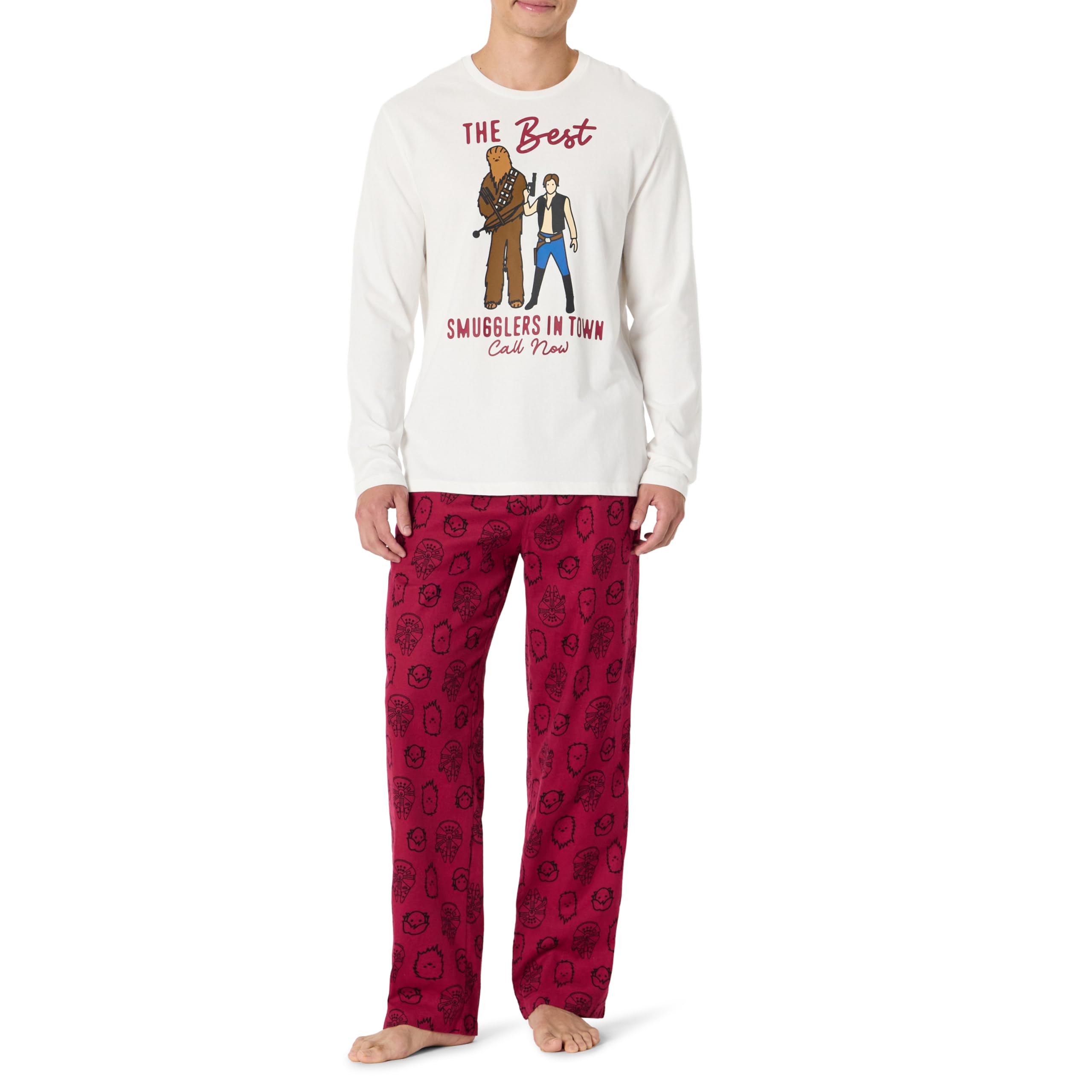 Amazon Essentials Disney | Marvel | Star Wars Men's Flannel Pajama Sleep Sets WEBE CLOTHING