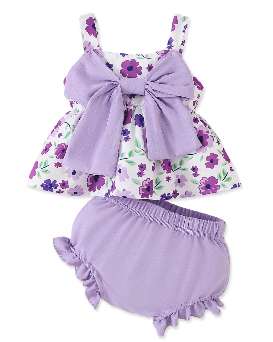 Newborn Baby Girl Clothes Summer Outfits Infant Ruffle Sleeveless Cute Bow Tank Tops 3 6 12 18 Months WEBE CLOTHING