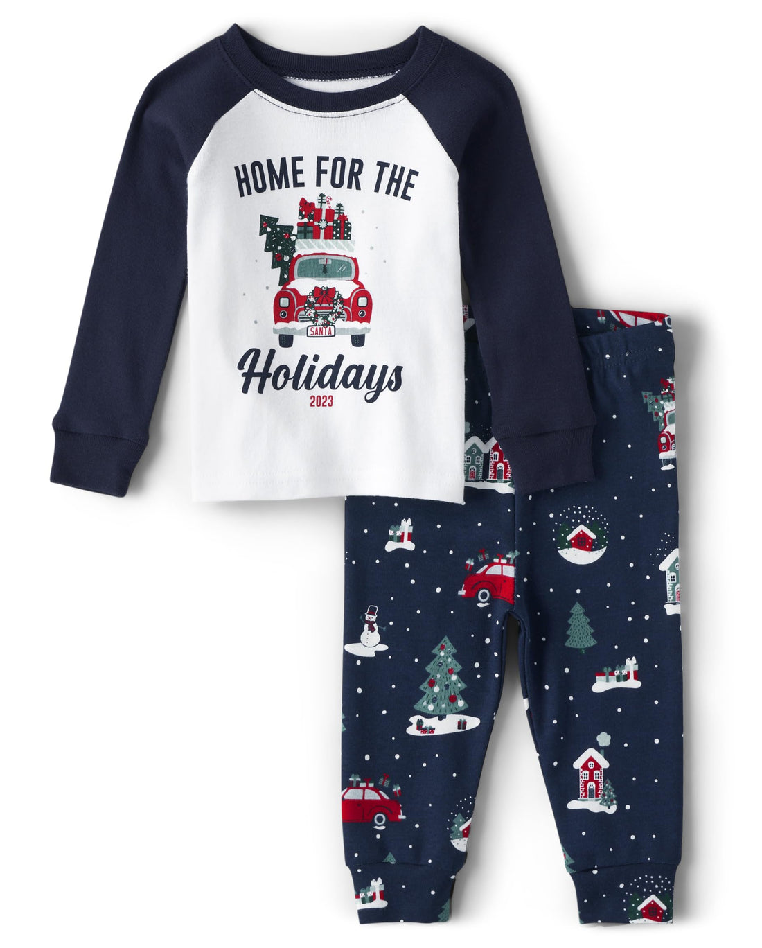The Children's Place unisex-baby Holiday Pajamas, Cotton WEBE CLOTHING