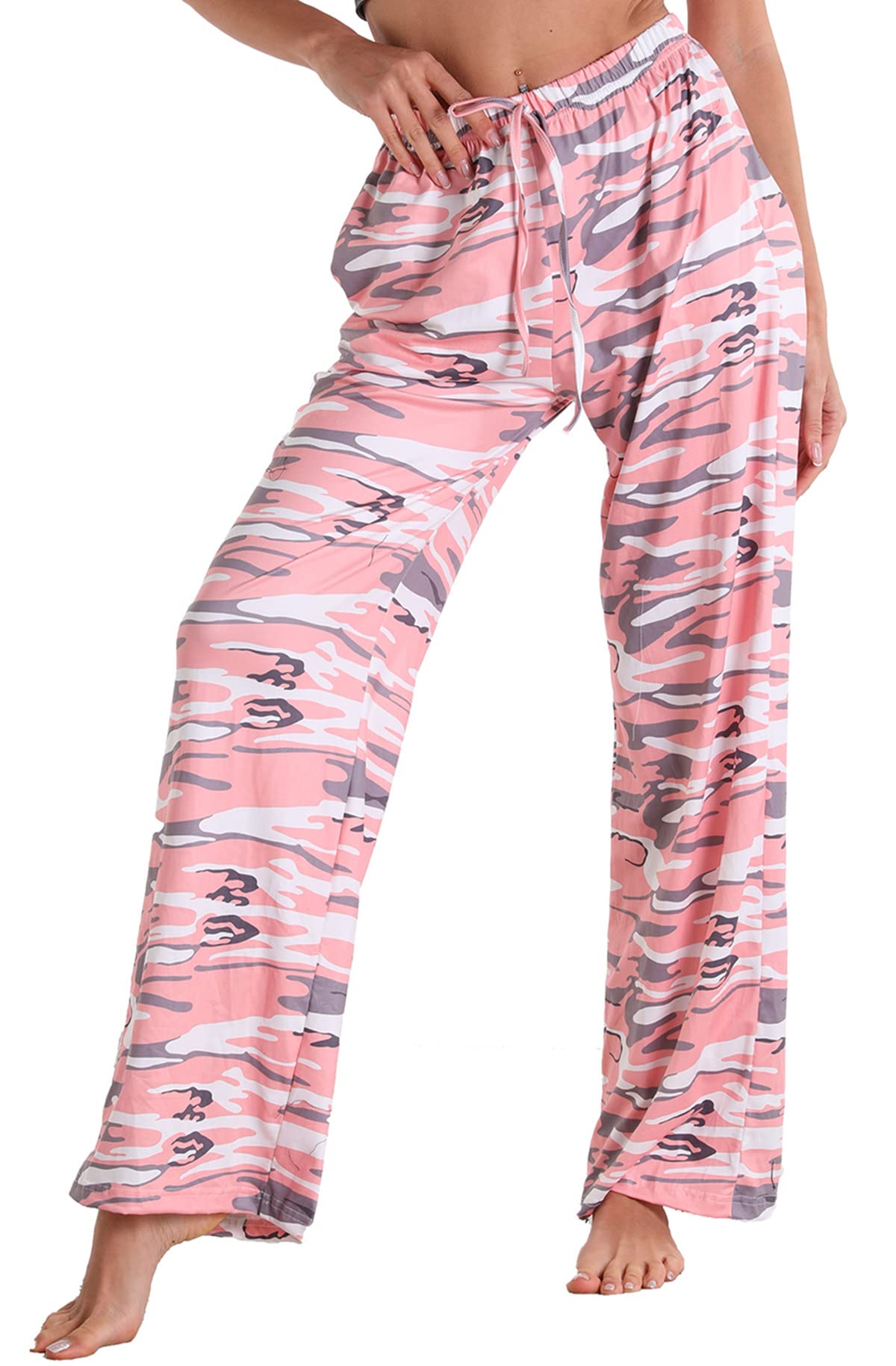 X-Image Women Comfy Casual Pajama Pants with Pockets & Drawstring