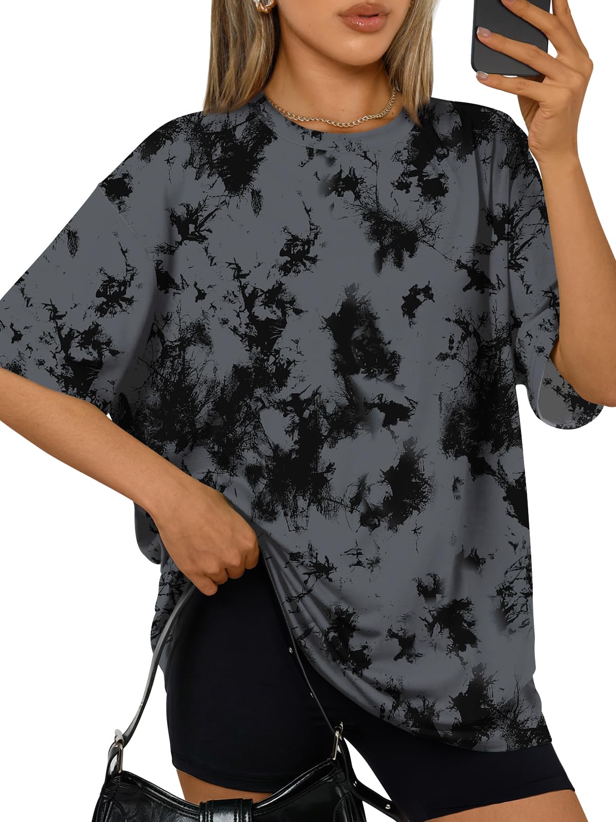 Trendy Queen Womens Oversized T-Shirts Short Sleeves Workout Tops | Casual Summer Gym Tees Plus Size Fashion Clothes 2026 WEBE CLOTHING
