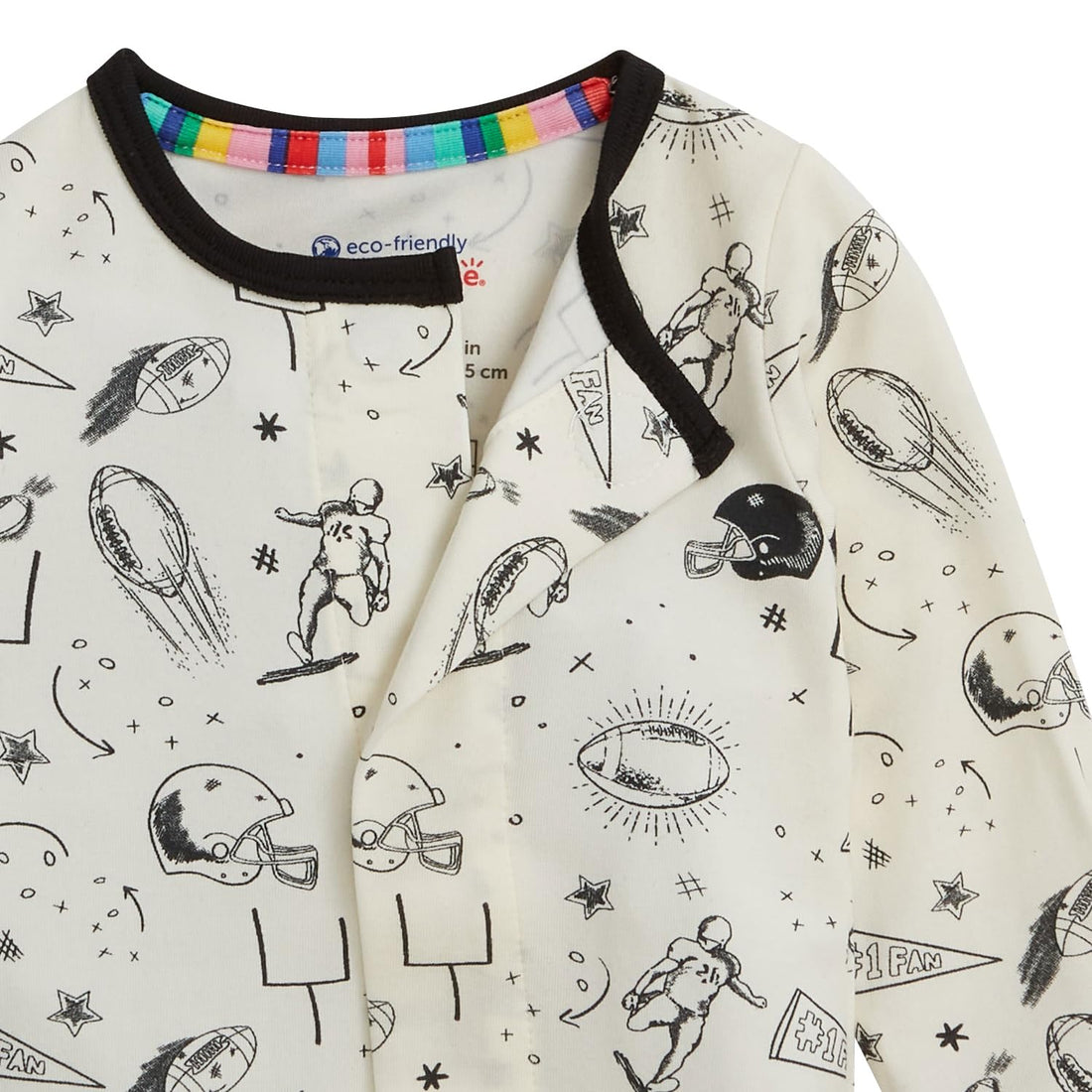 Magnetic Me Boys Modal Magnetic Baby Footie Pajamas | Silky Soft Modal Fabric | Baby Sleepers