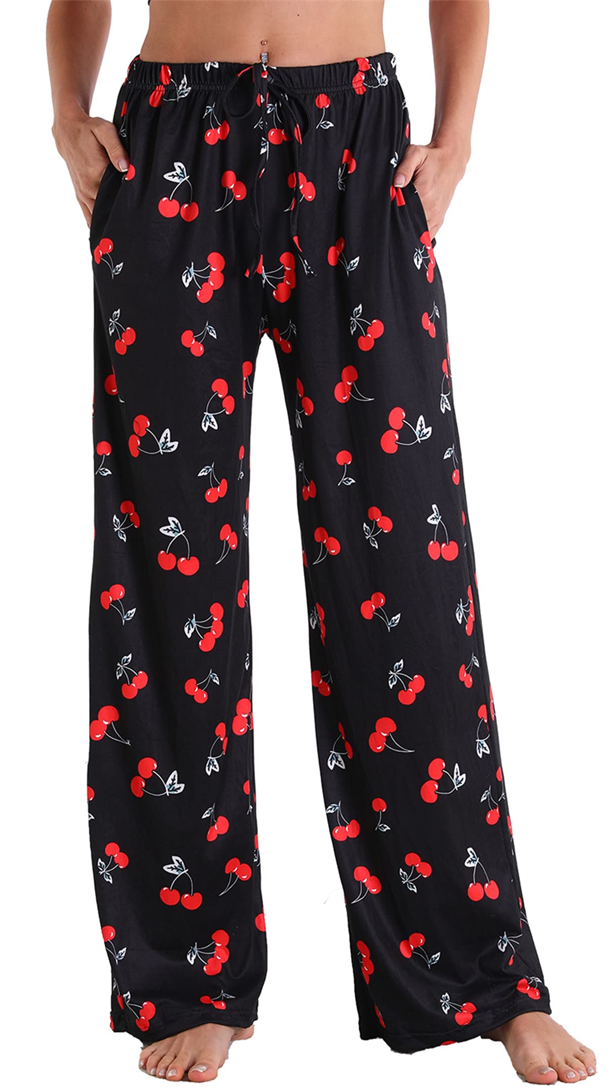 X-Image Women Comfy Casual Pajama Pants with Pockets & Drawstring