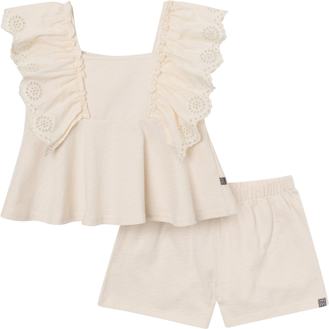 Modern Moments by Gerber Baby Girls' 2-piece Gauze Top & Short Set WEBE CLOTHING